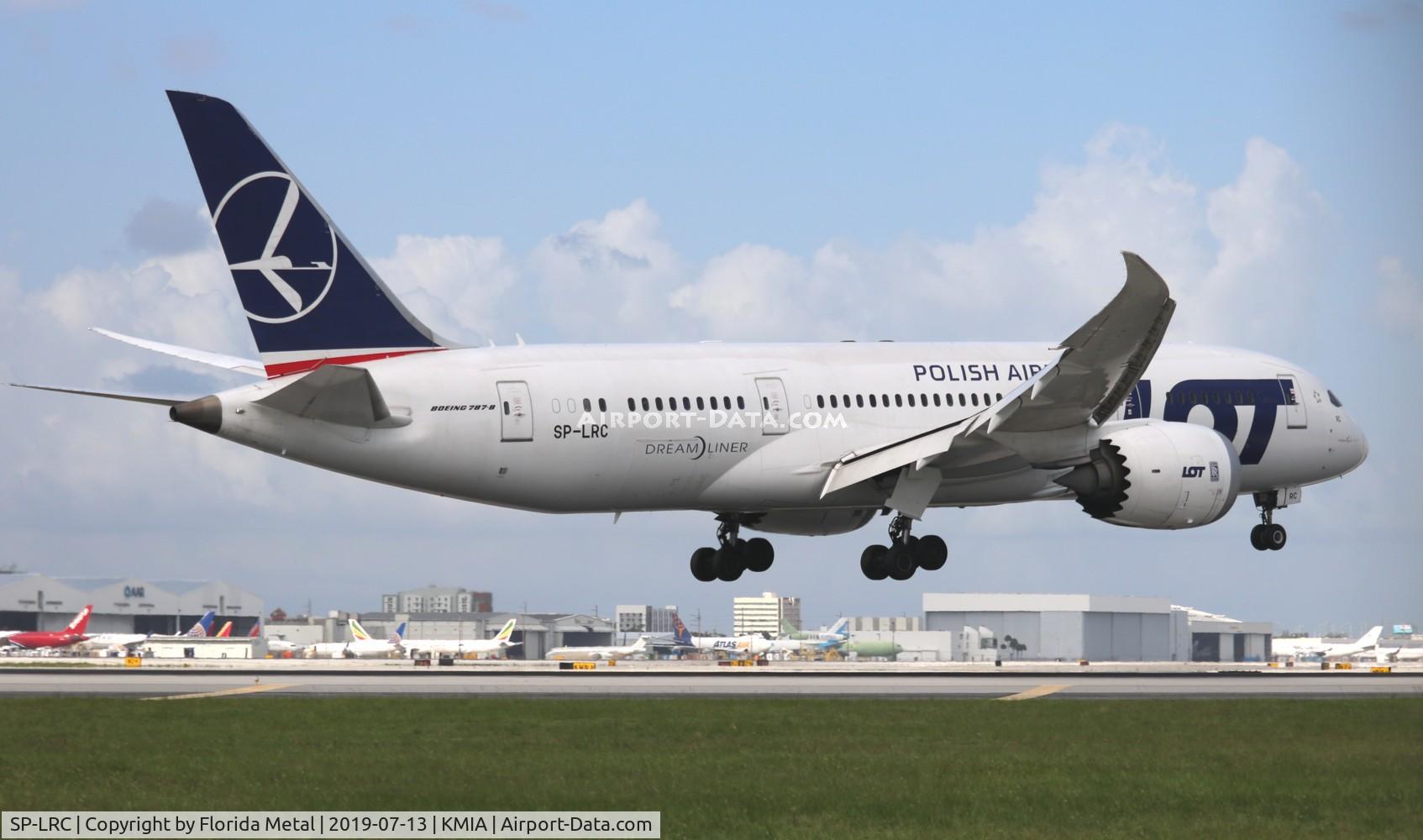 SP-LRC, 2013 Boeing 787-8 Dreamliner C/N 35940, MIA spotting 2019