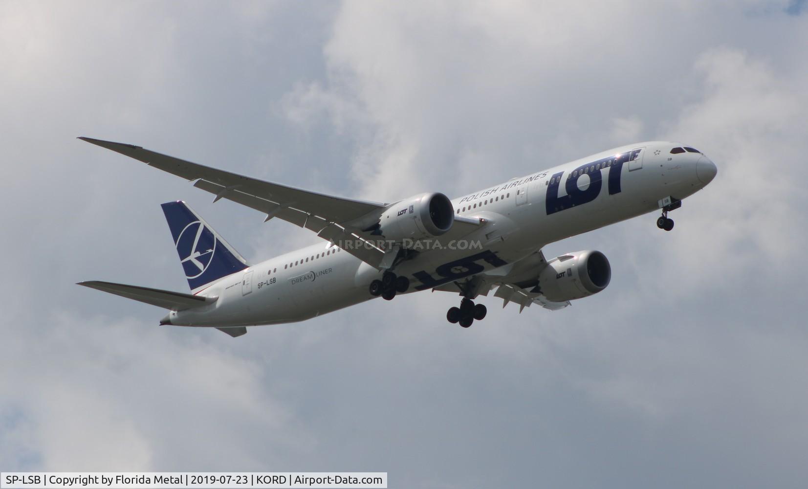 SP-LSB, 2018 Boeing 787-9 Dreamliner C/N 38084, ORD spotting 2019