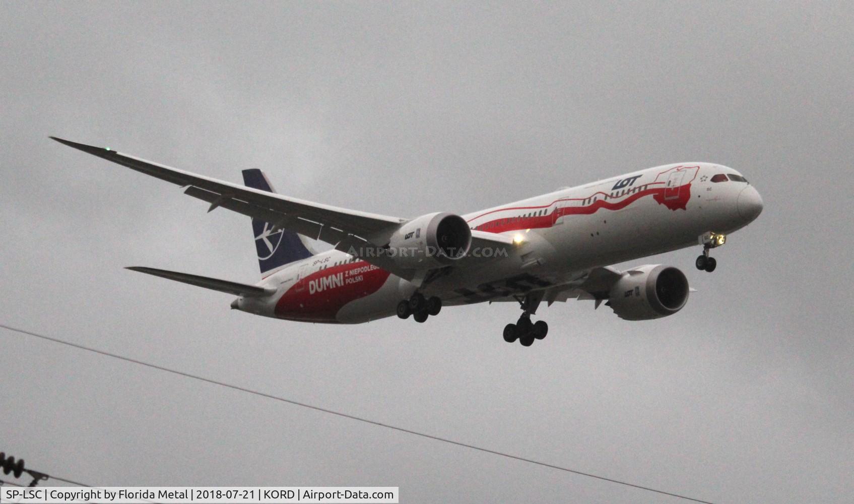 SP-LSC, 2018 Boeing 787-9 Dreamliner Dreamliner C/N 39293, ORD spotting 2018