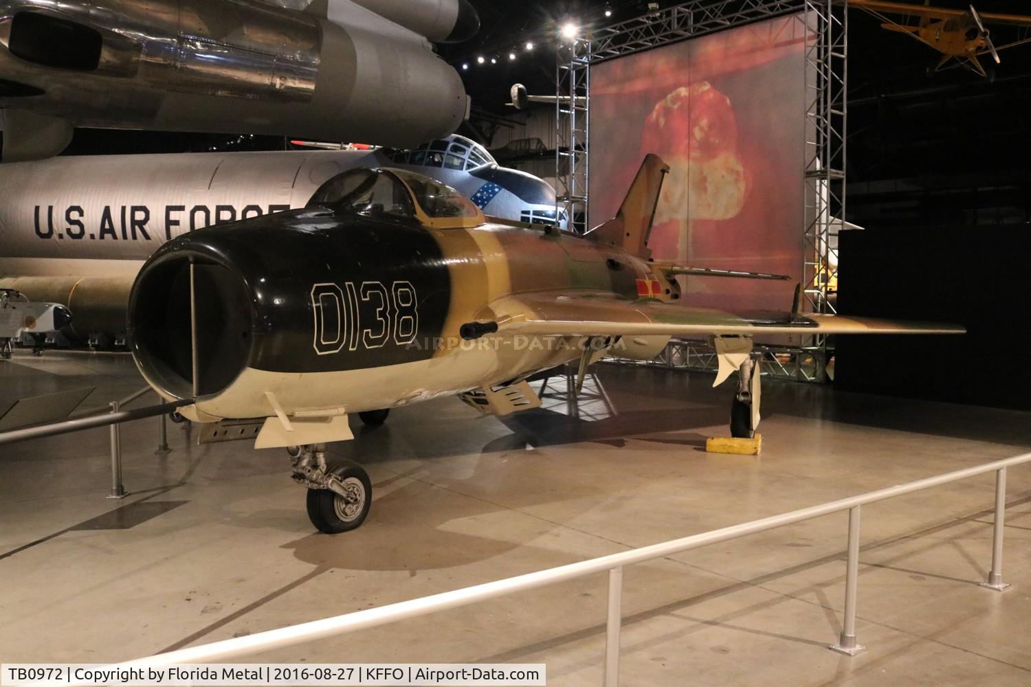 TB0972, Mikoyan-Gurevich MiG-19S C/N 0915372, USAF Museum 2016