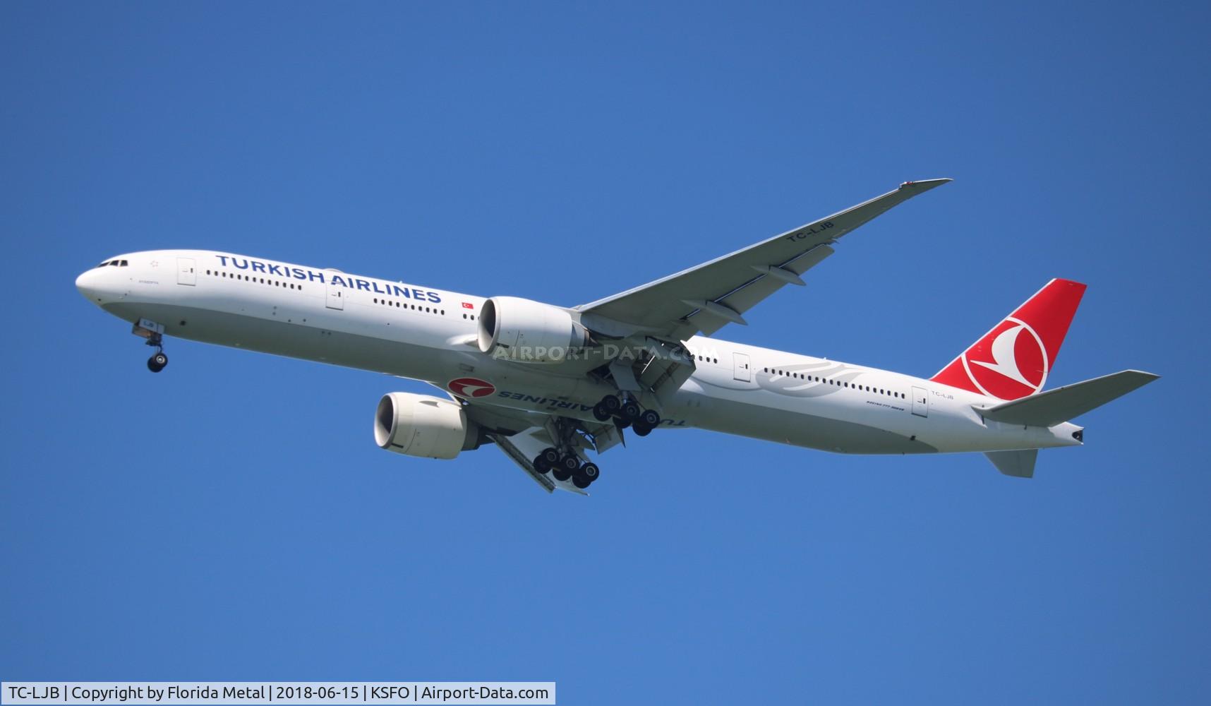 TC-LJB, 2015 Boeing 777-3F2/ER C/N 44124, SFO spotting 2018