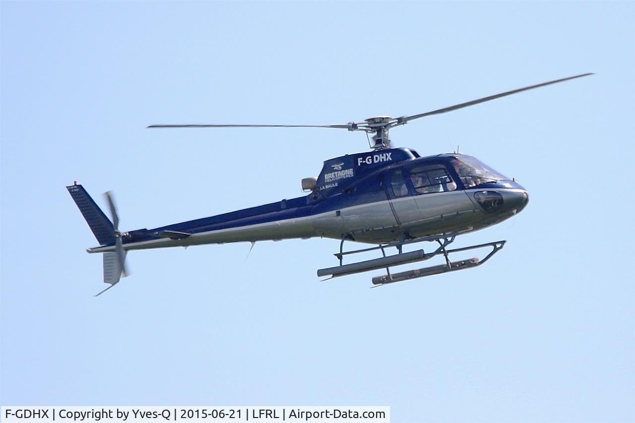 F-GDHX, Eurocopter AS-350B Ecureuil C/N 1662, Eurocopter AS-350B, First flight,, Lanvéoc-Poulmic (LFRL) Open day 2015