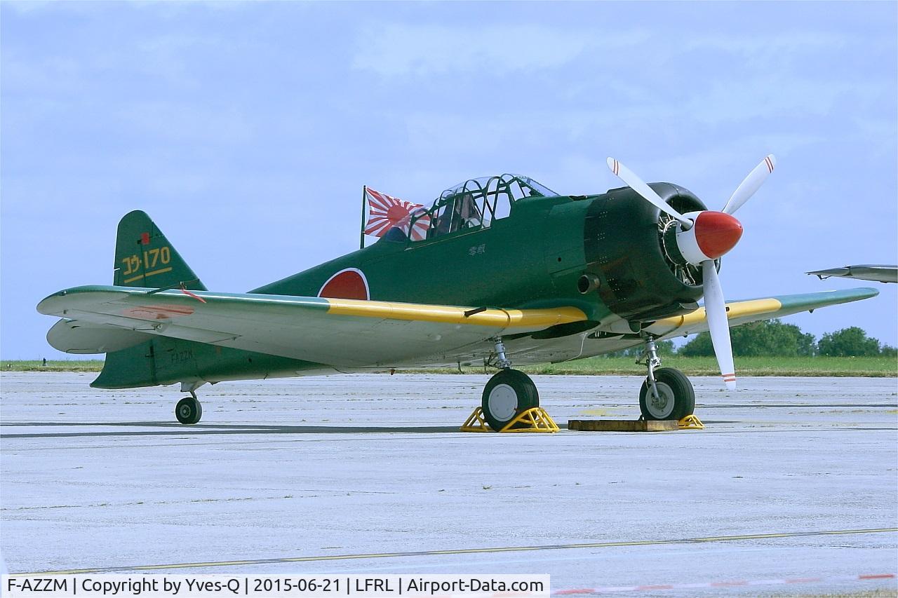 F-AZZM, 2000 North American AT-6B Texan C/N SA-32, North American AT-6B Texan, Static display, Lanvéoc-Poulmic Naval Air Base (LFRL) Open day in june 2015