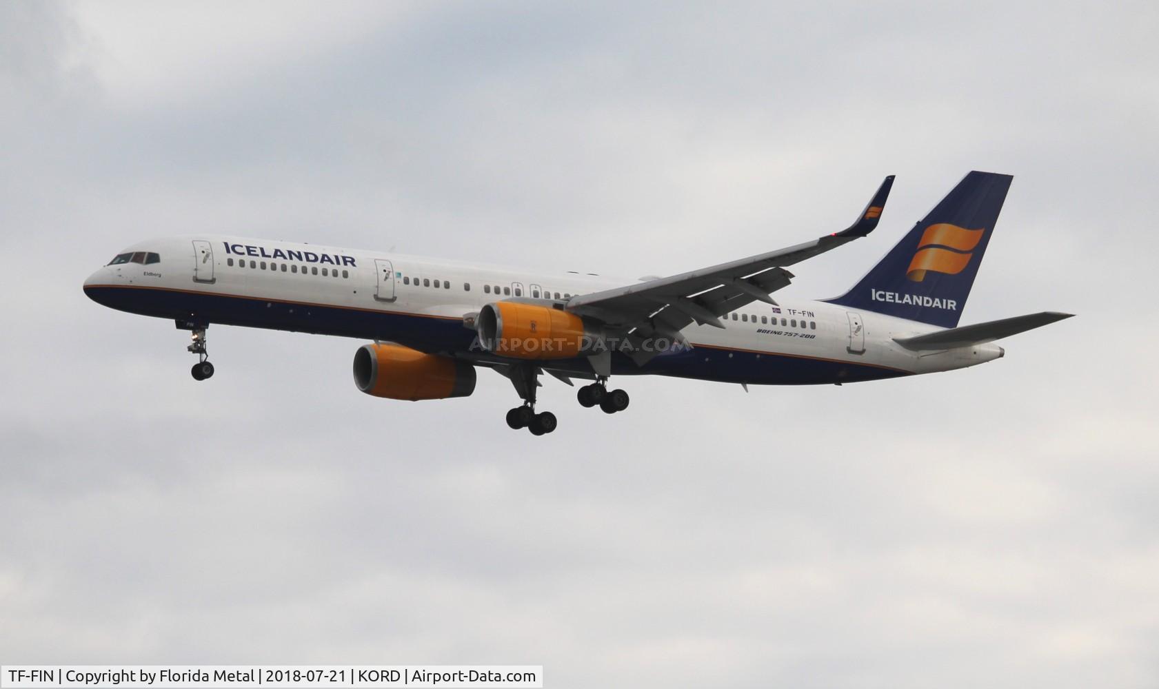 TF-FIN, 1997 Boeing 757-208 C/N 28989, ORD spotting 2018