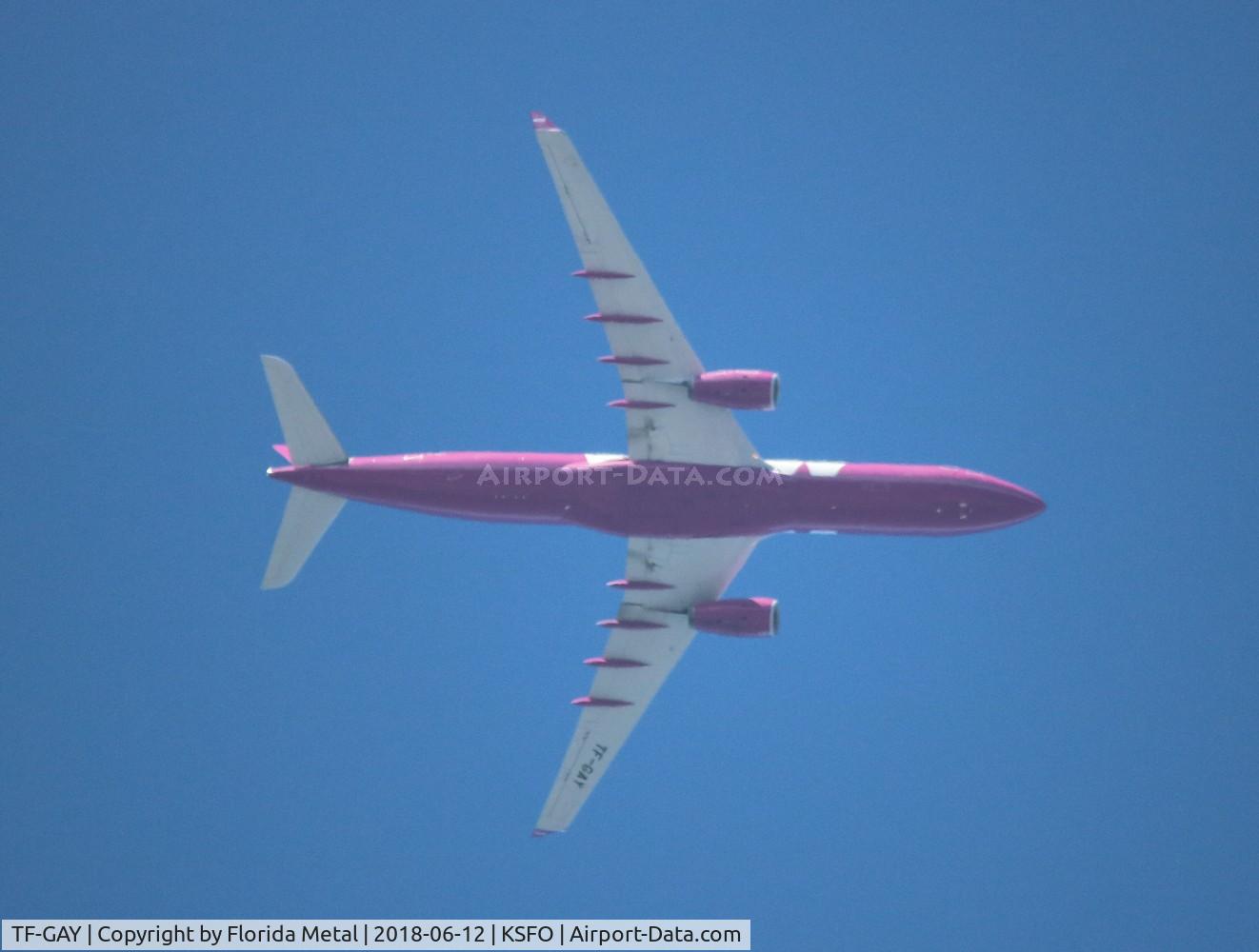 TF-GAY, 2010 Airbus A330-343 C/N 1098, SFO spotting 2018