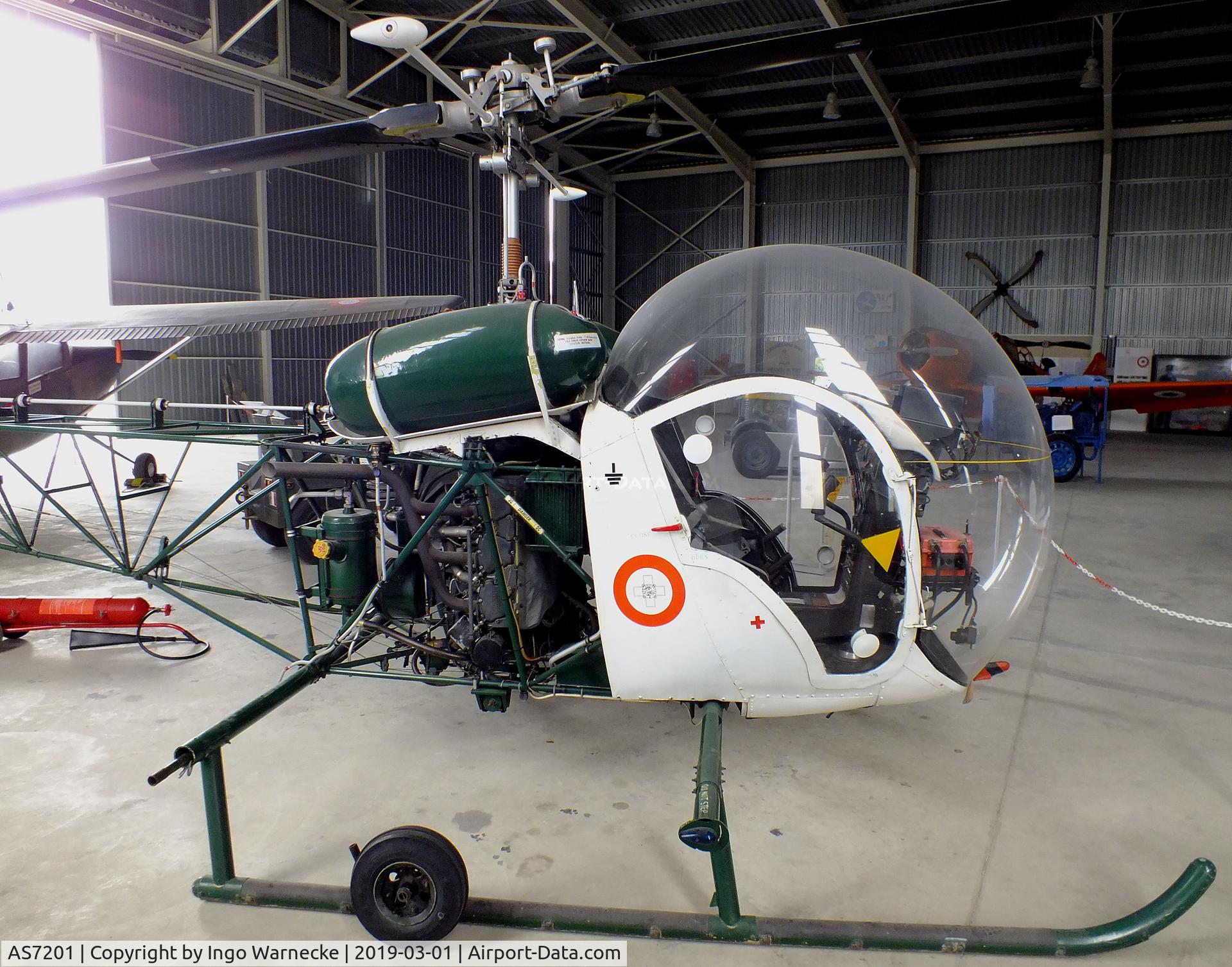 AS7201, Agusta AB-47G-2 C/N 225, Agusta (Bell) AB-47G-2 at the Malta Aviation Museum, Ta' Qali