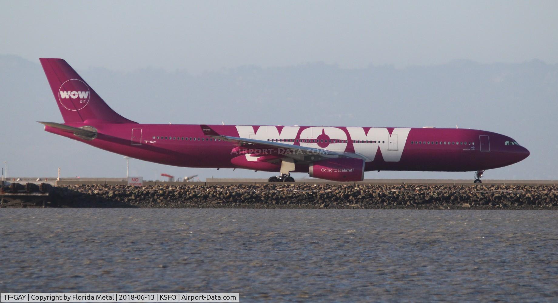TF-GAY, 2010 Airbus A330-343 C/N 1098, SFO spotting 2018