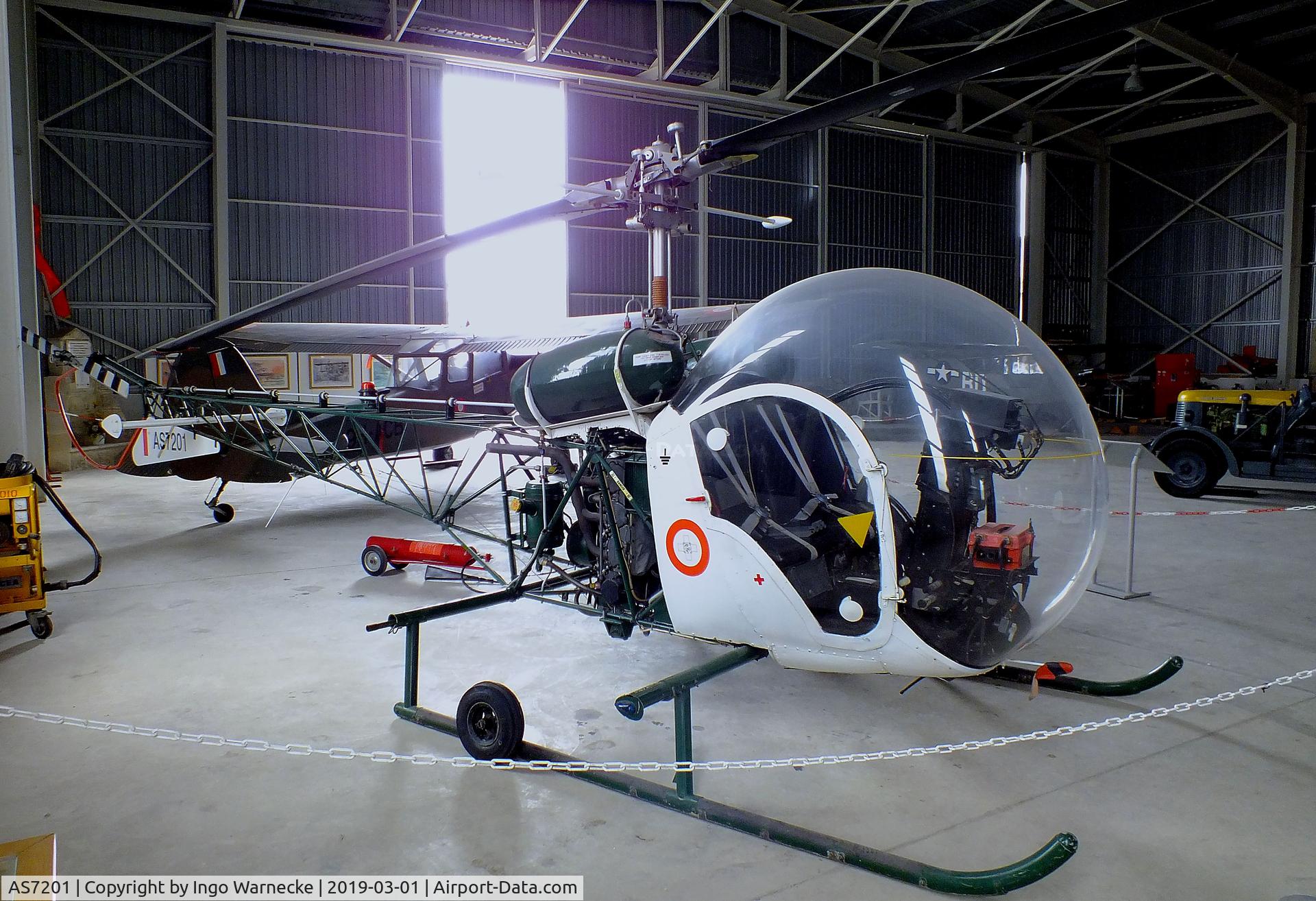 AS7201, Agusta AB-47G-2 C/N 225, Agusta (Bell) AB-47G-2 at the Malta Aviation Museum, Ta' Qali