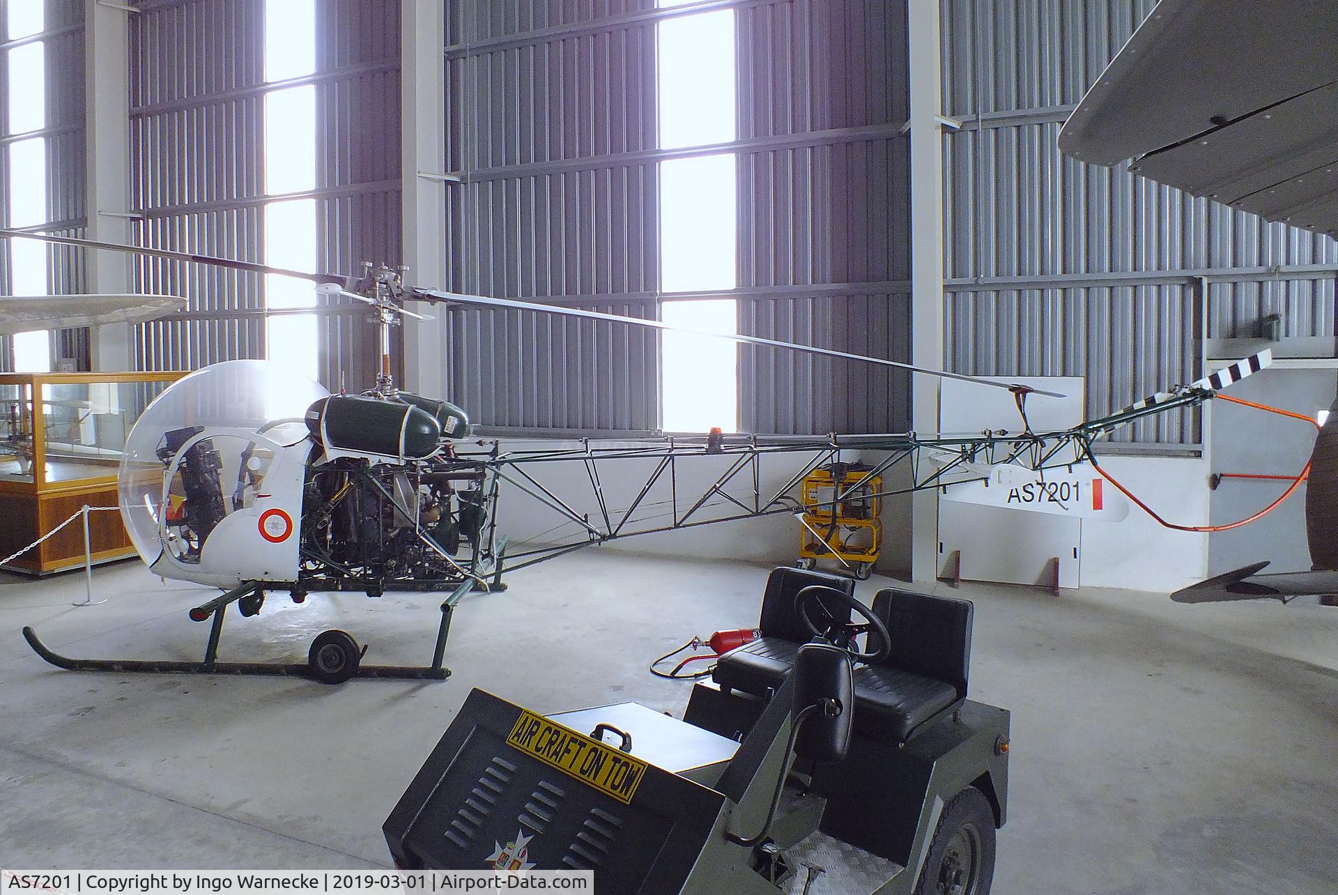AS7201, Agusta AB-47G-2 C/N 225, Agusta (Bell) AB-47G-2 at the Malta Aviation Museum, Ta' Qali