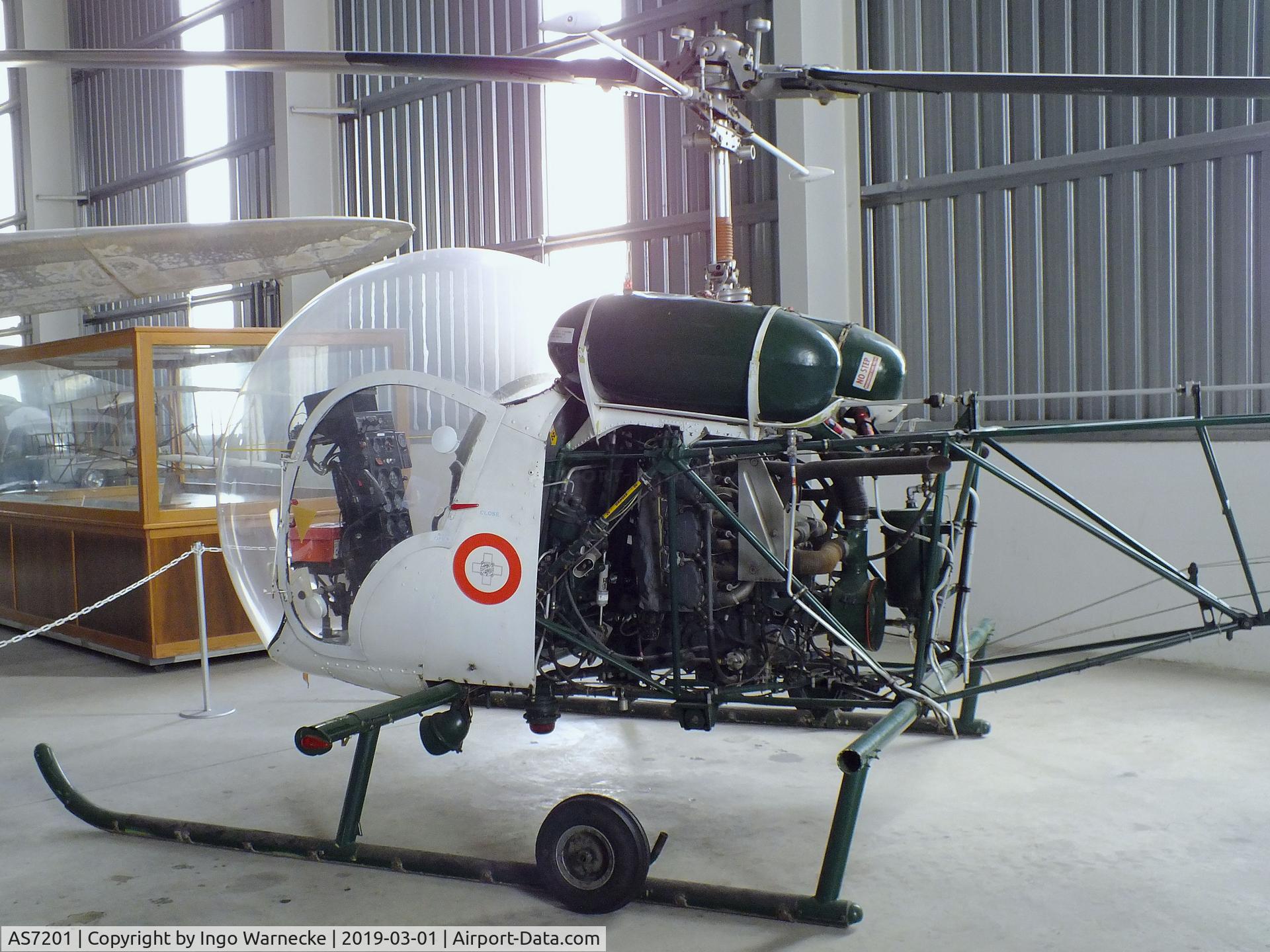 AS7201, Agusta AB-47G-2 C/N 225, Agusta (Bell) AB-47G-2 at the Malta Aviation Museum, Ta' Qali