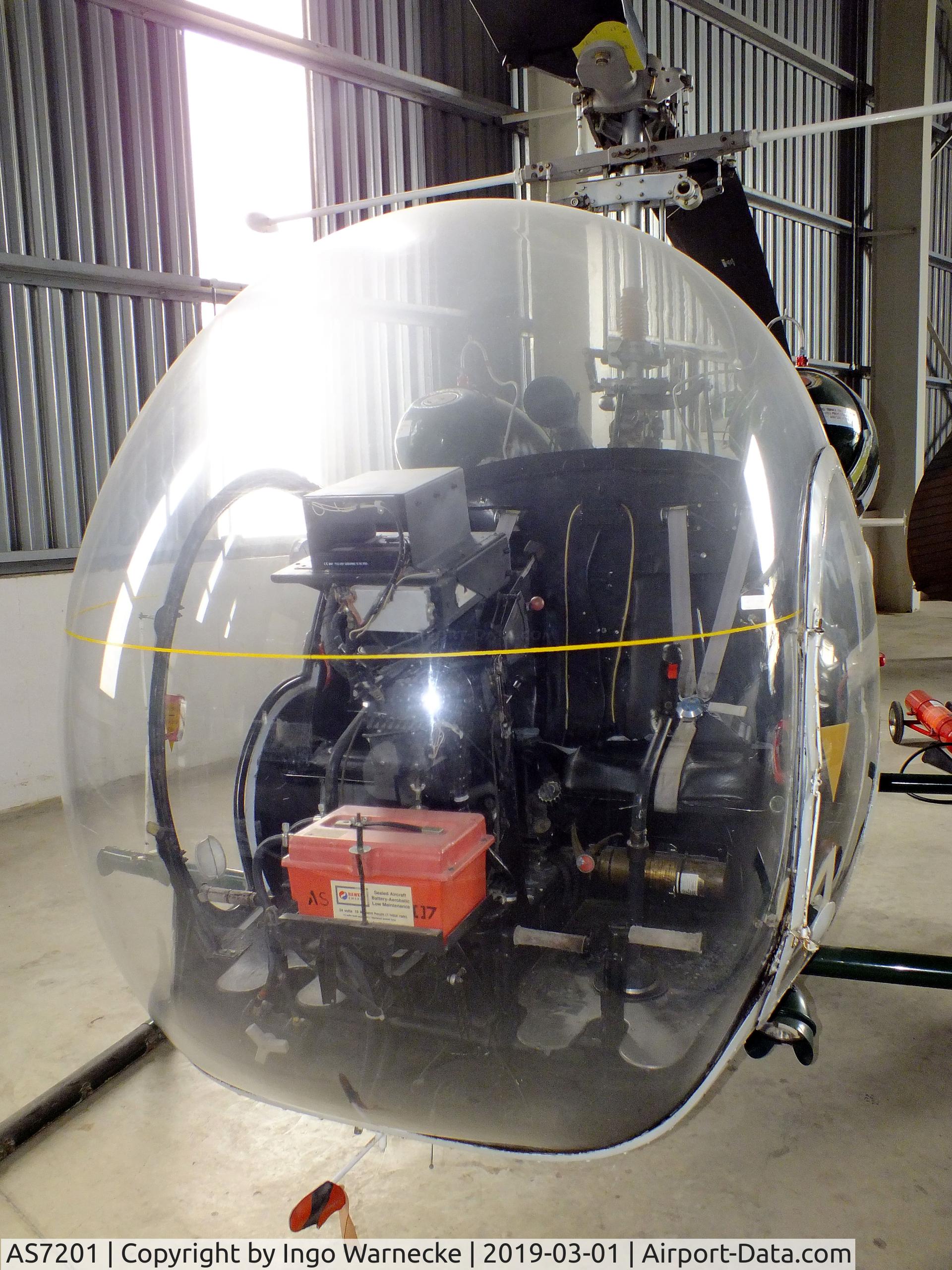 AS7201, Agusta AB-47G-2 C/N 225, Agusta (Bell) AB-47G-2 at the Malta Aviation Museum, Ta' Qali