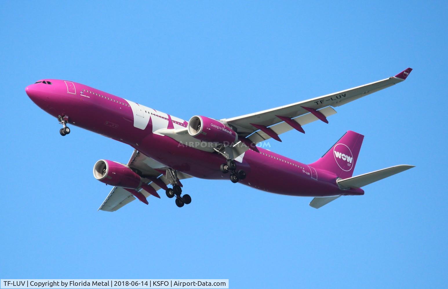 TF-LUV, 2015 Airbus A330-343 C/N 1607, SFO spotting 2018