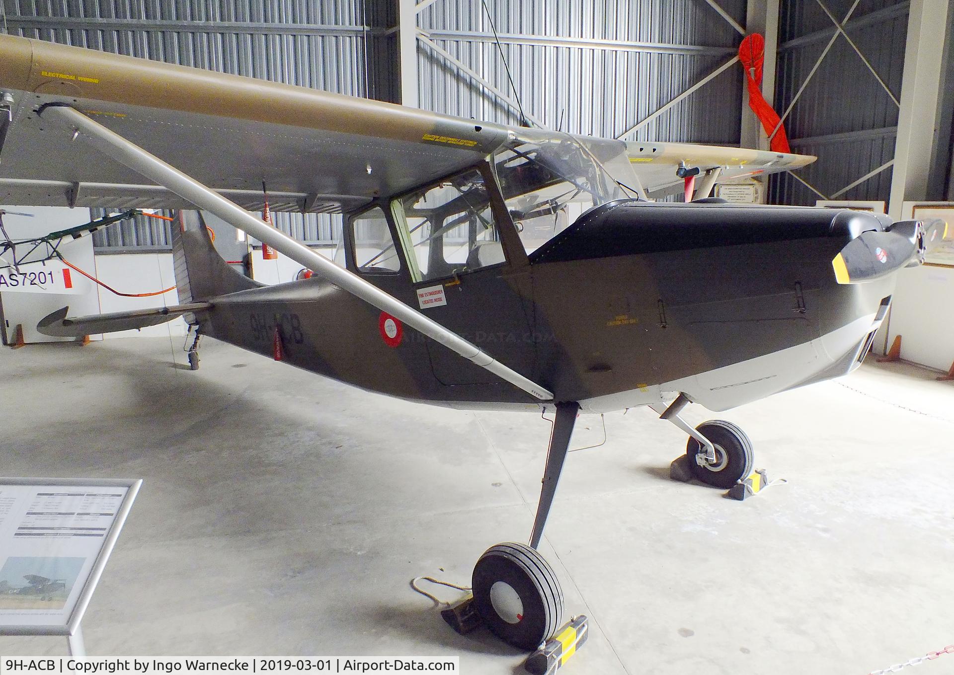 9H-ACB, 1961 Cessna O-1E Bird Dog C/N 305M-0029, Cessna O-1E Bird Dog at the Malta Aviation Museum, Ta' Qali