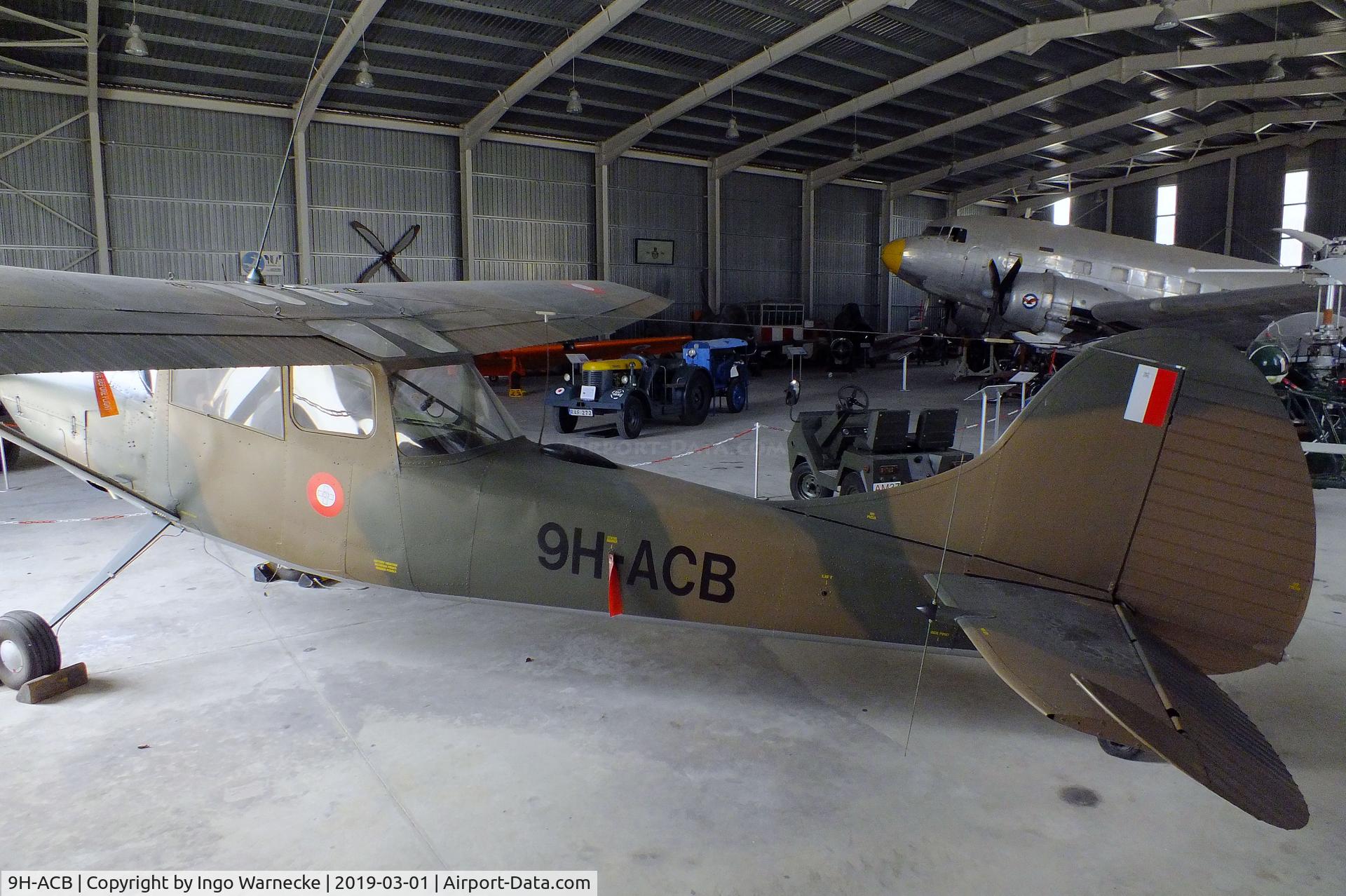 9H-ACB, 1961 Cessna O-1E Bird Dog C/N 305M-0029, Cessna O-1E Bird Dog at the Malta Aviation Museum, Ta' Qali