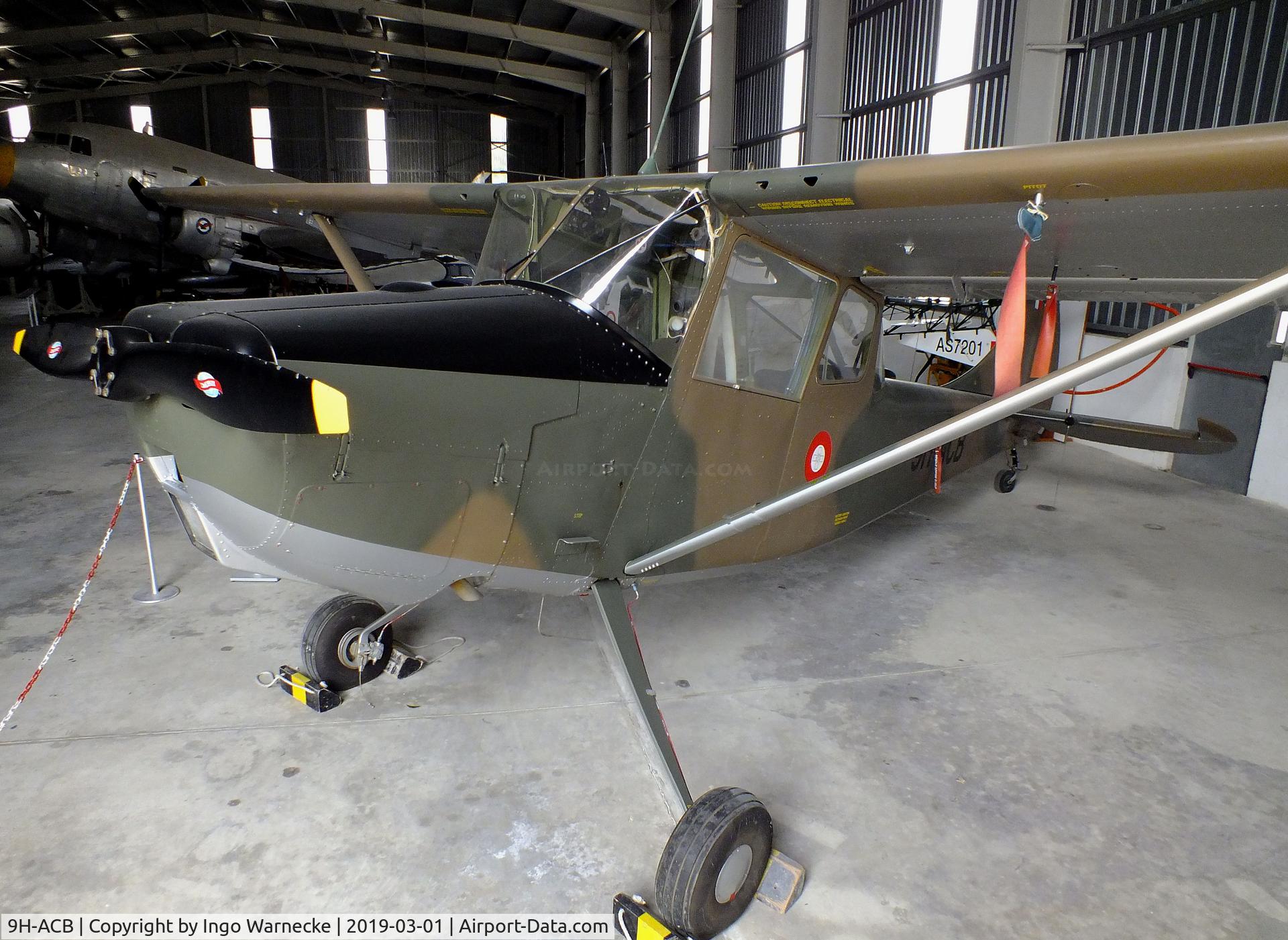 9H-ACB, 1961 Cessna O-1E Bird Dog C/N 305M-0029, Cessna O-1E Bird Dog at the Malta Aviation Museum, Ta' Qali