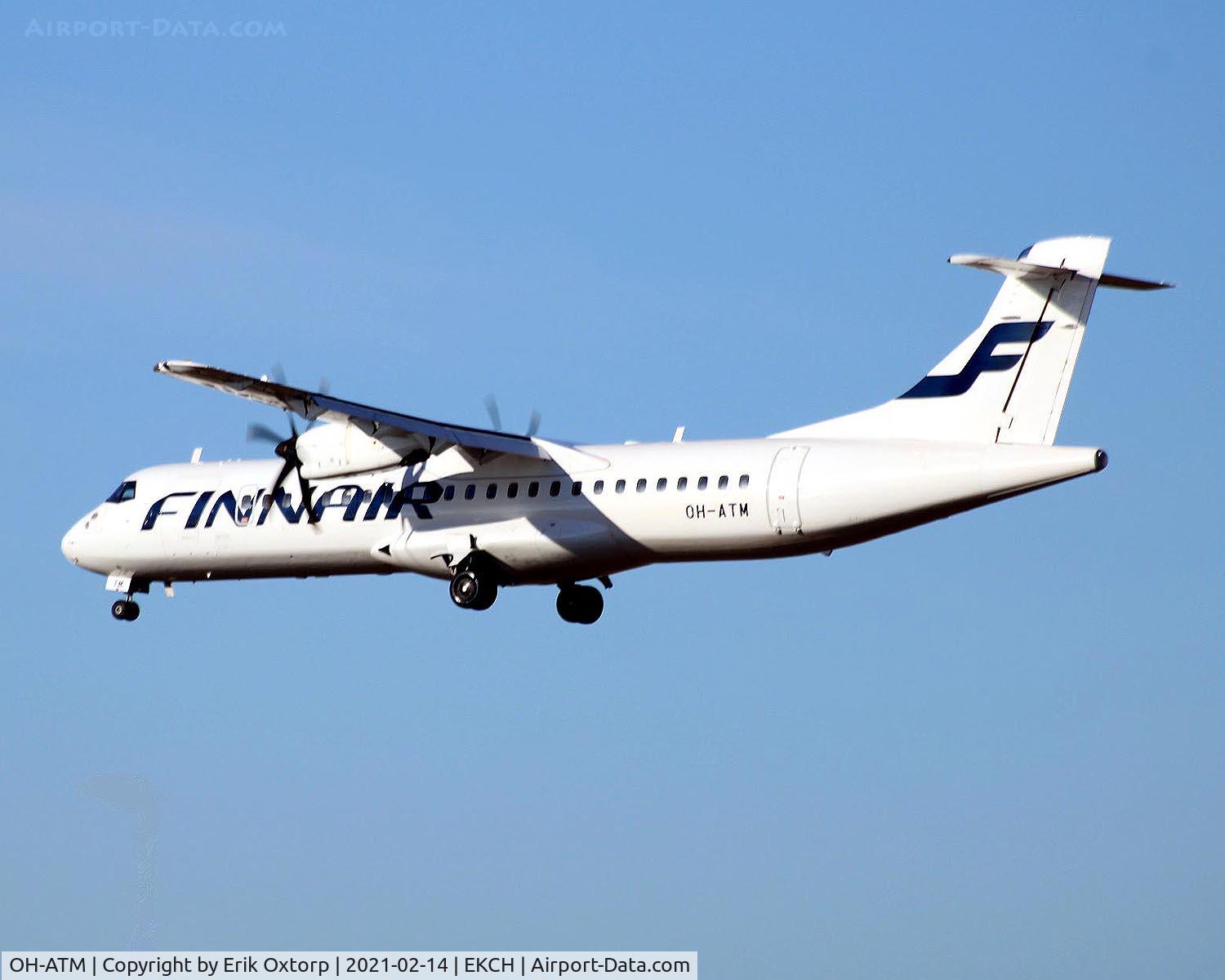 OH-ATM, 2010 ATR 72-500 (72-212A) C/N 916, OH-ATM landing rw 22L
