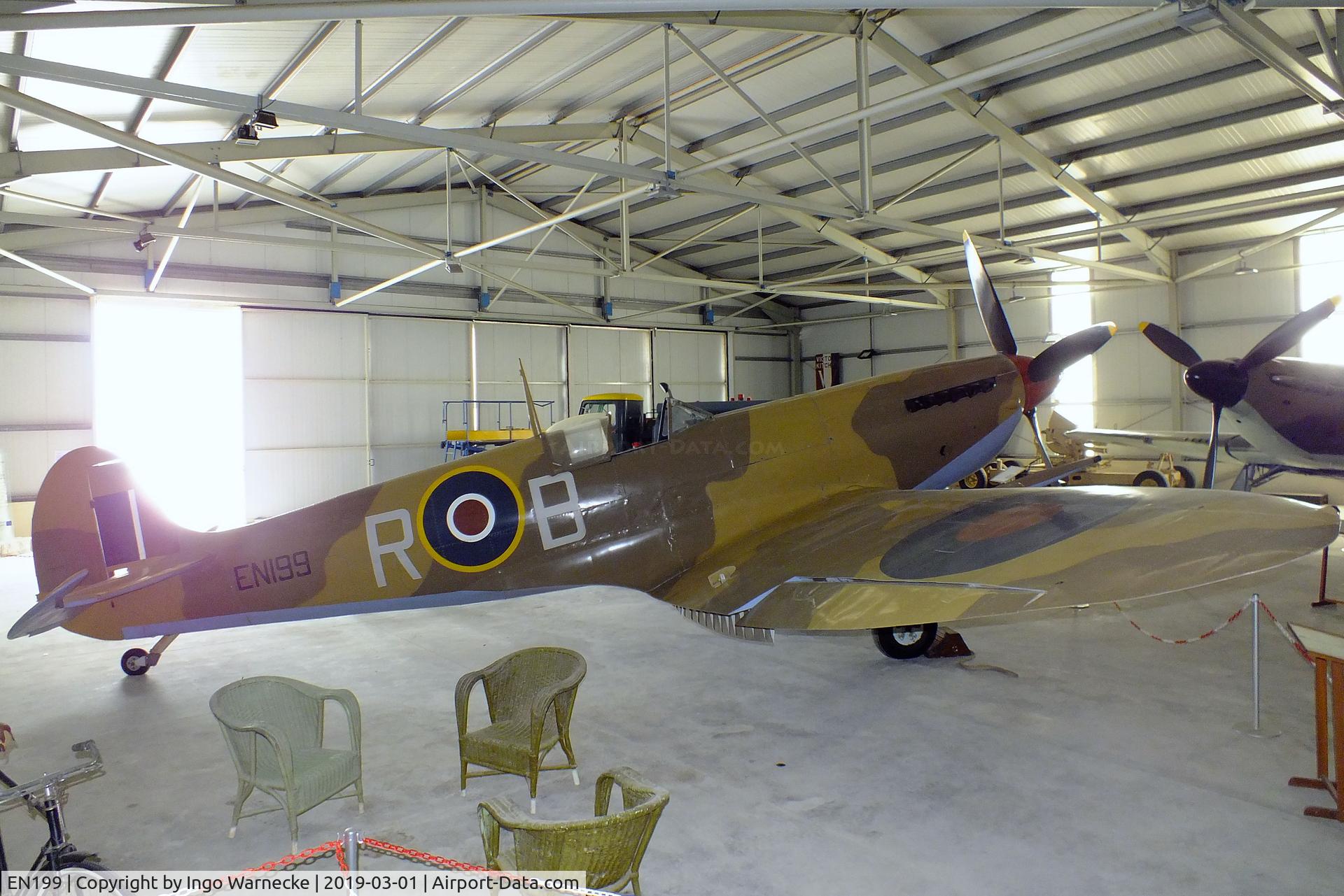 EN199, 1942 Supermarine 361 Spitfire F.IXe C/N 3677, Supermarine Spitfire F IXe at the Malta Aviation Museum, Ta' Qali