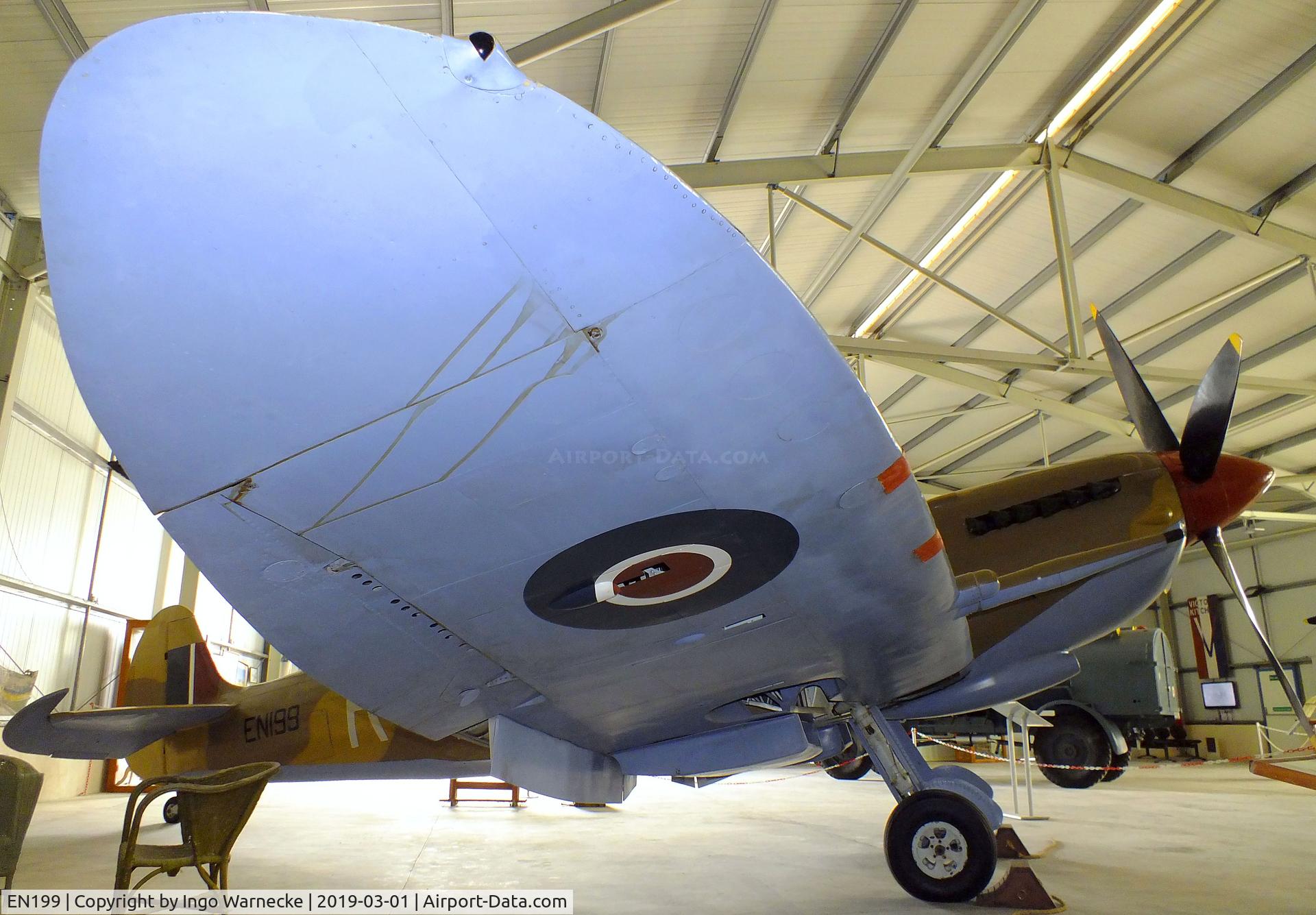 EN199, 1942 Supermarine 361 Spitfire F.IXe C/N 3677, Supermarine Spitfire F IXe at the Malta Aviation Museum, Ta' Qali