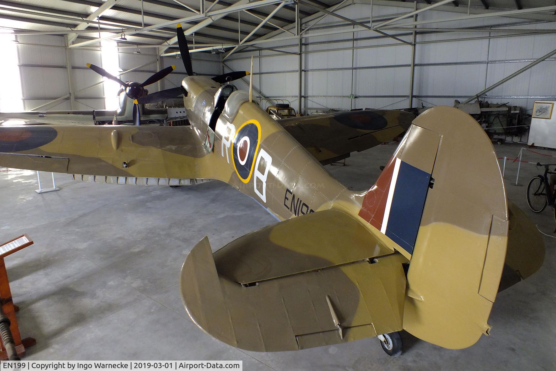 EN199, 1942 Supermarine 361 Spitfire F.IXe C/N 3677, Supermarine Spitfire F IXe at the Malta Aviation Museum, Ta' Qali