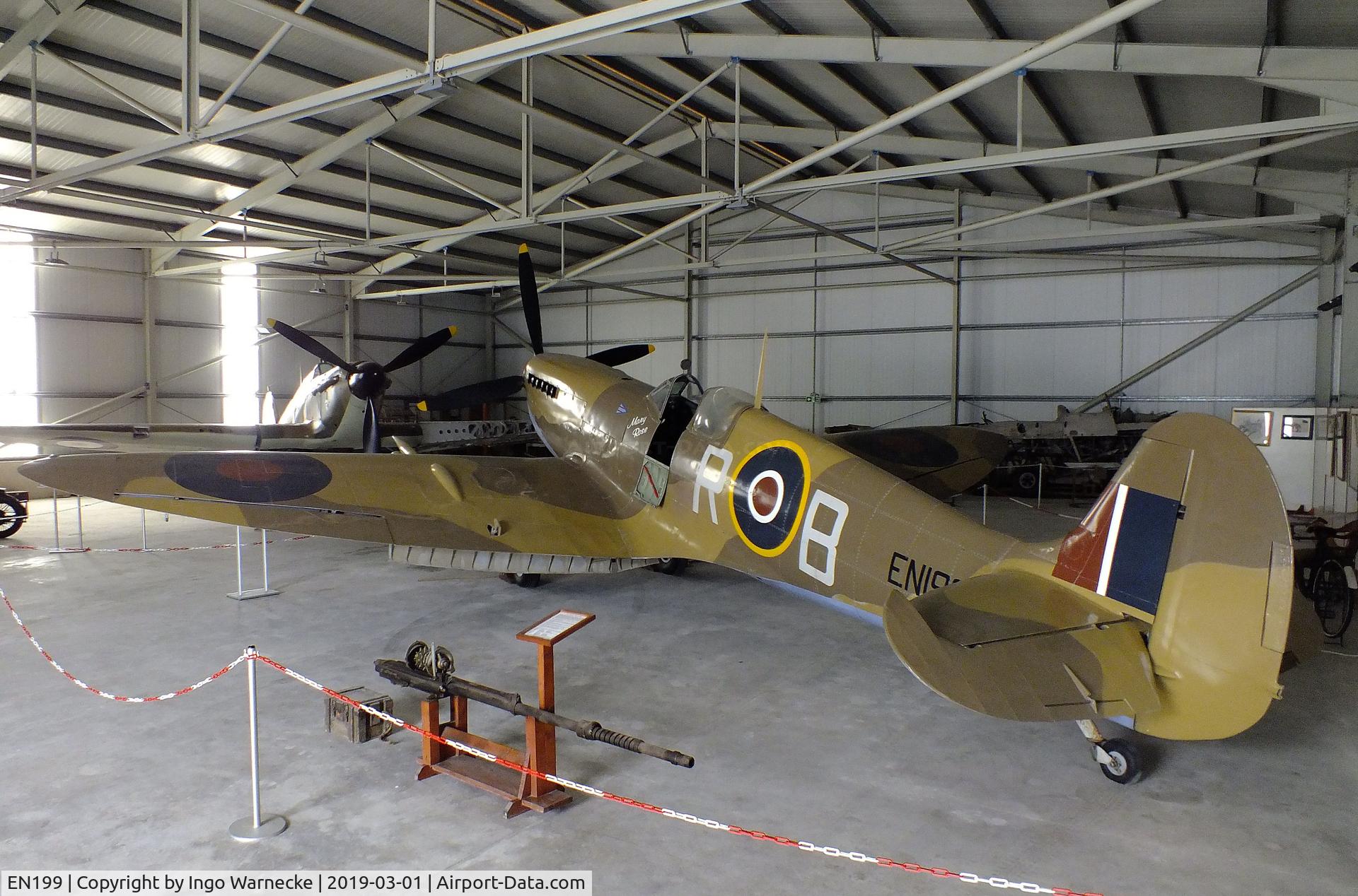 EN199, 1942 Supermarine 361 Spitfire F.IXe C/N 3677, Supermarine Spitfire F IXe at the Malta Aviation Museum, Ta' Qali