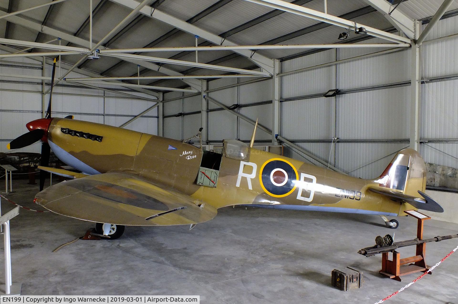 EN199, 1942 Supermarine 361 Spitfire F.IXe C/N 3677, Supermarine Spitfire F IXe at the Malta Aviation Museum, Ta' Qali