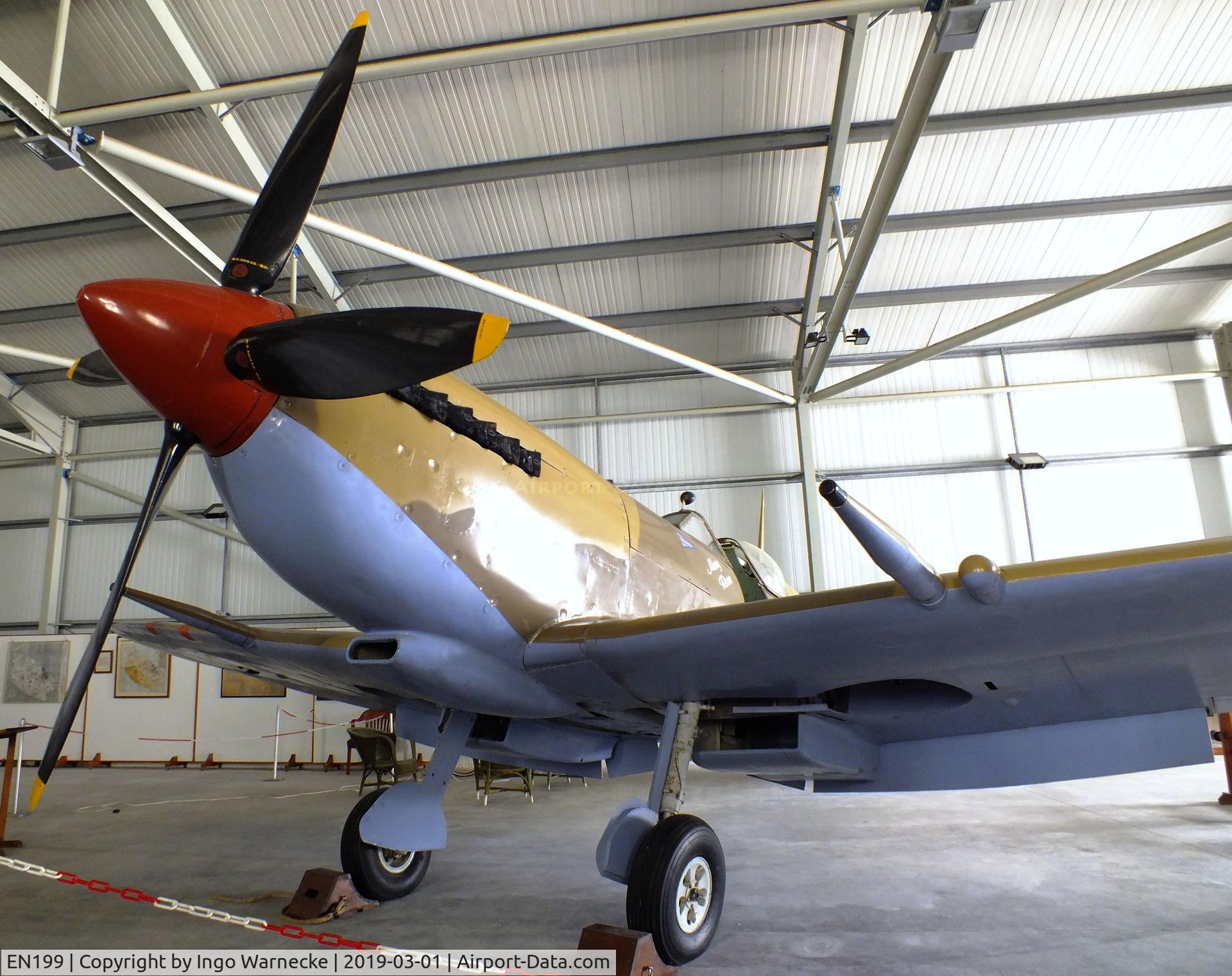 EN199, 1942 Supermarine 361 Spitfire F.IXe C/N 3677, Supermarine Spitfire F IXe at the Malta Aviation Museum, Ta' Qali