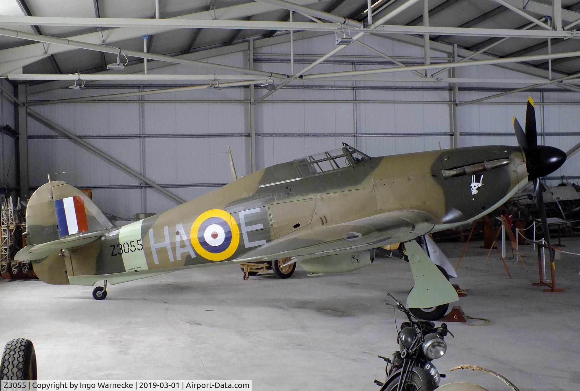 Z3055, 1940 Hawker Hurricane IIA C/N Not found Z3055, Hawker Hurricane IIA at the Malta Aviation Museum, Ta' Qali