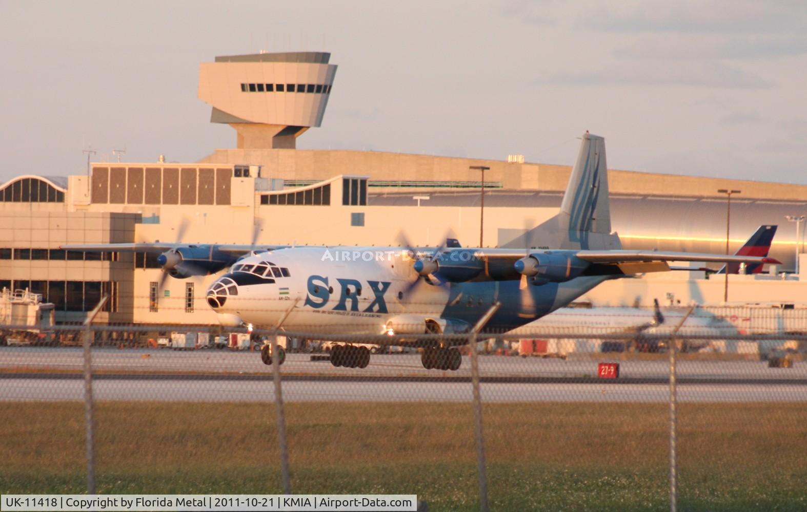 UK-11418, 1964 Antonov An-12B C/N 402504, MIA spotting 2011