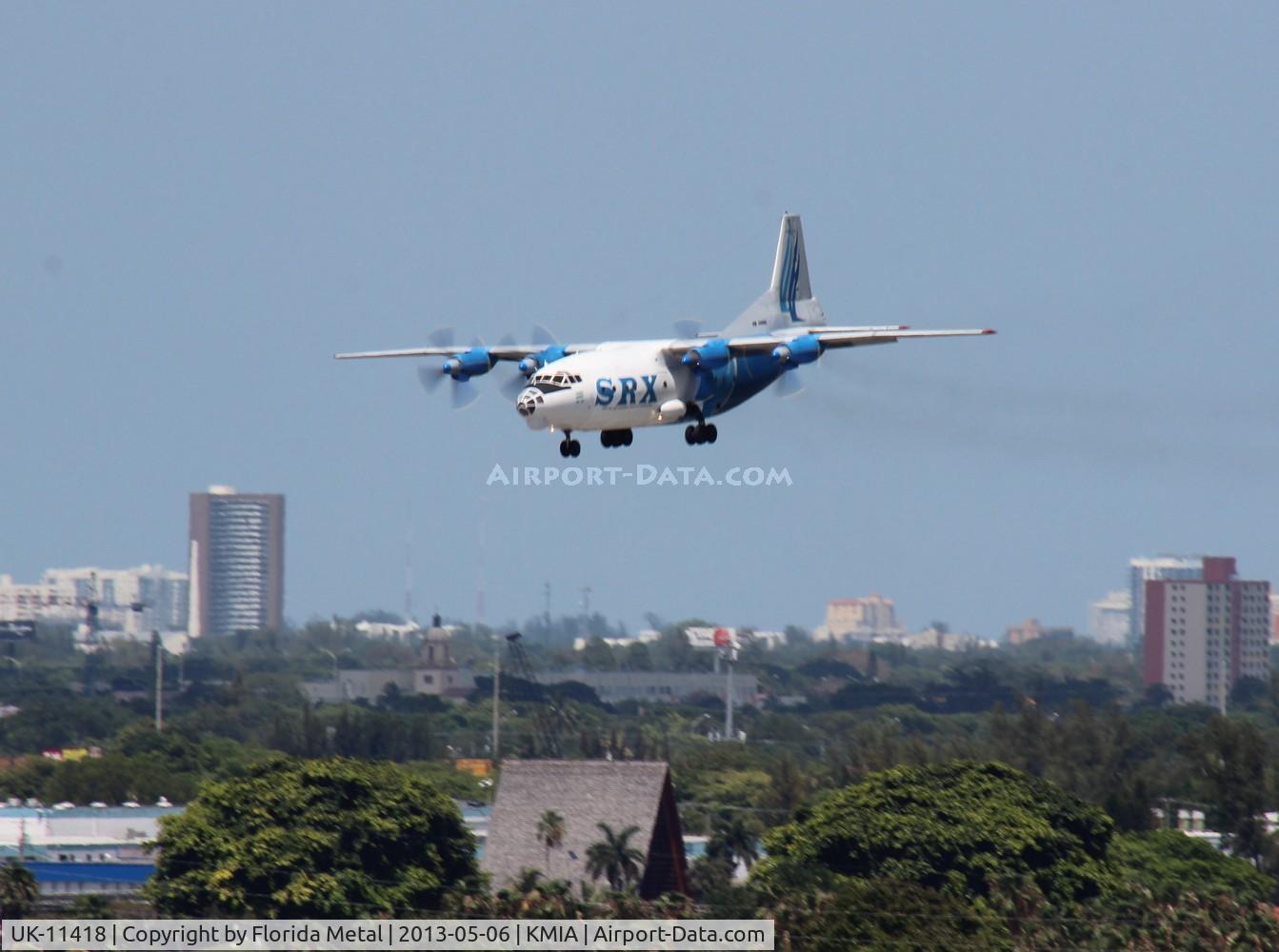 UK-11418, 1964 Antonov An-12B C/N 402504, MIA spotting 2013