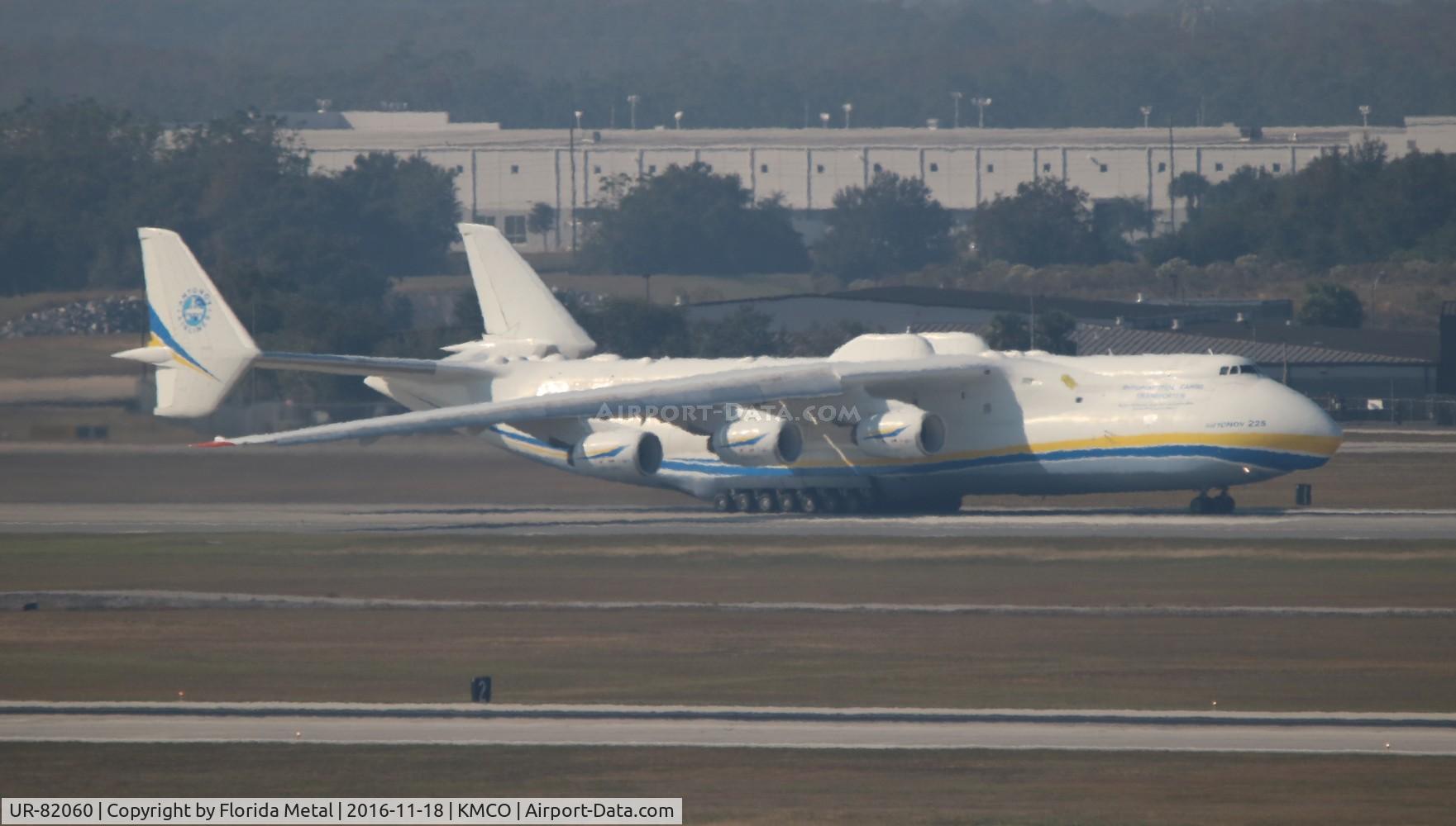 UR-82060, 1988 Antonov An-225 Mriya C/N 19530503763, MCO spotting 2016