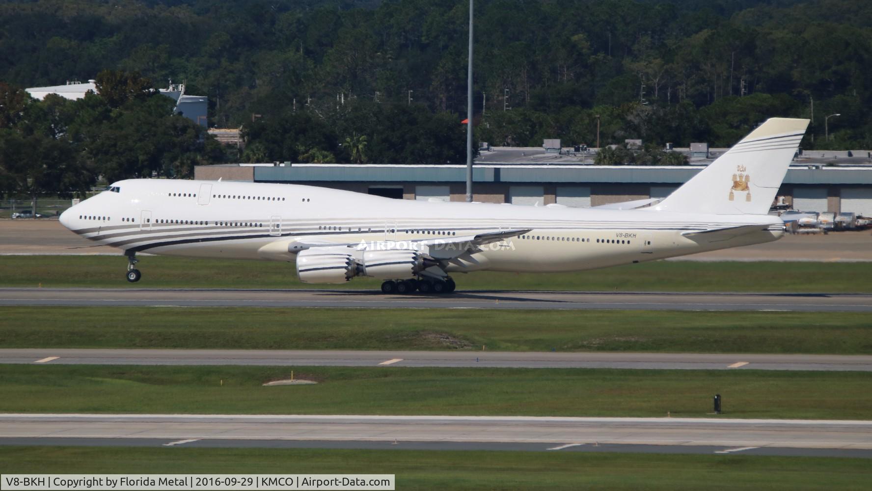 V8-BKH, 2012 Boeing 747-8LQ BBJ C/N 41060, MCO spotting 2016