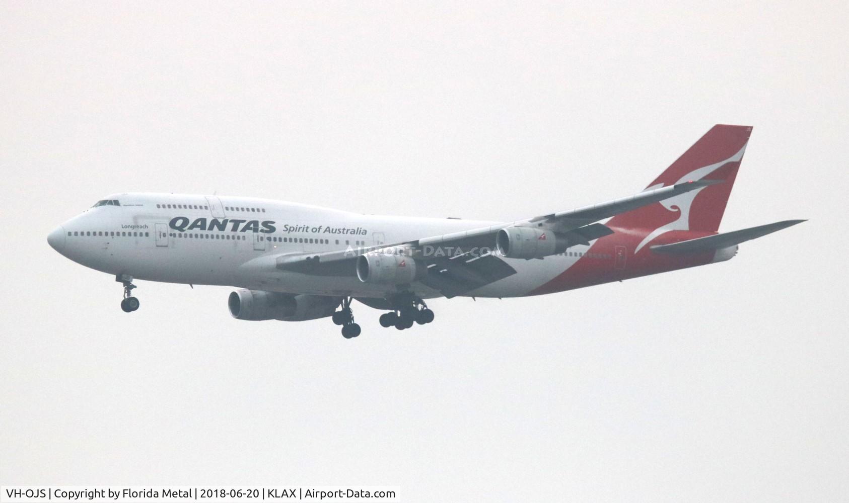 VH-OJS, 1999 Boeing 747-438 C/N 25564, LAX Spotting 2018