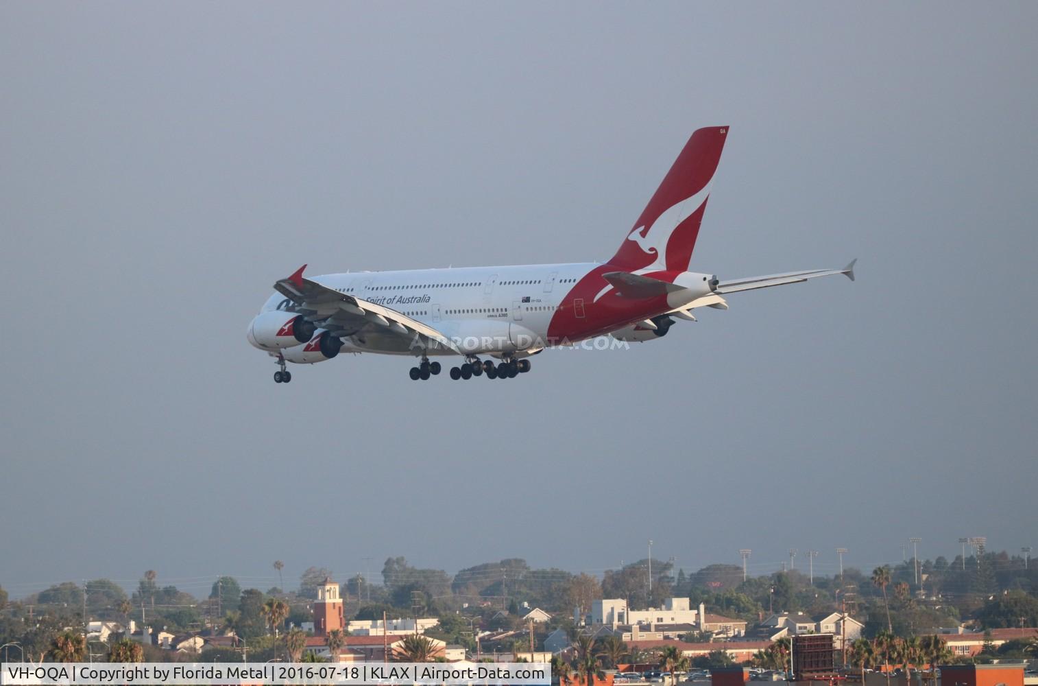 VH-OQA, 2008 Airbus A380-842 C/N 014, LAX spotting 2016