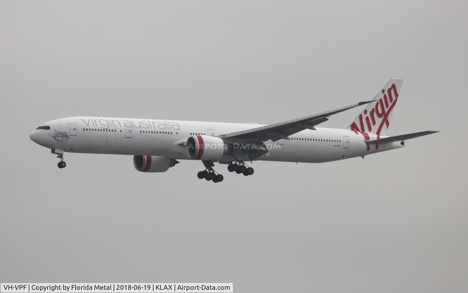 VH-VPF, 2009 Boeing 777-3ZG/ER C/N 37940, LAX spotting 2018