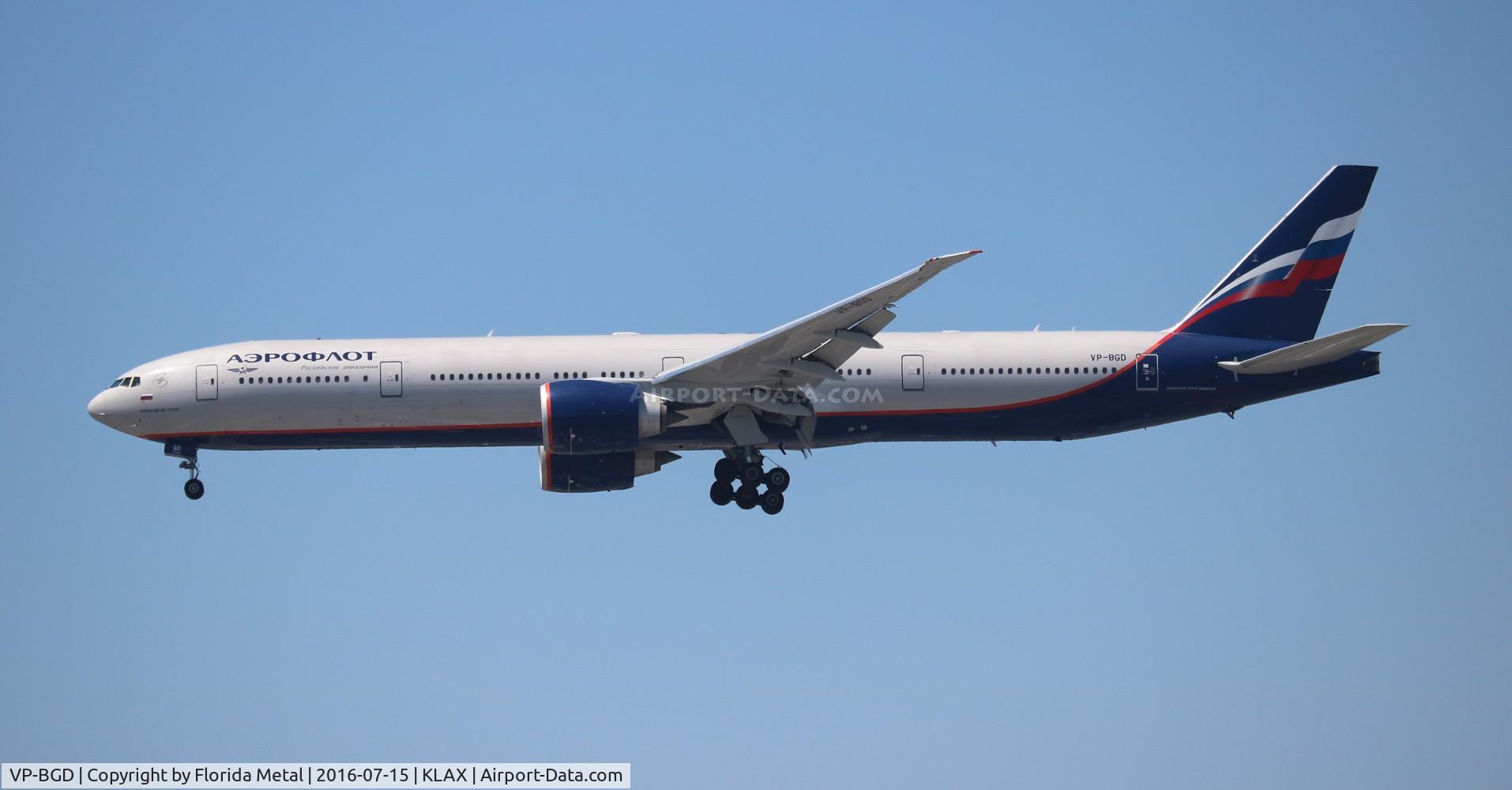 VP-BGD, 2013 Boeing 777-3M0/ER C/N 41681, LAX Spotting 2016
