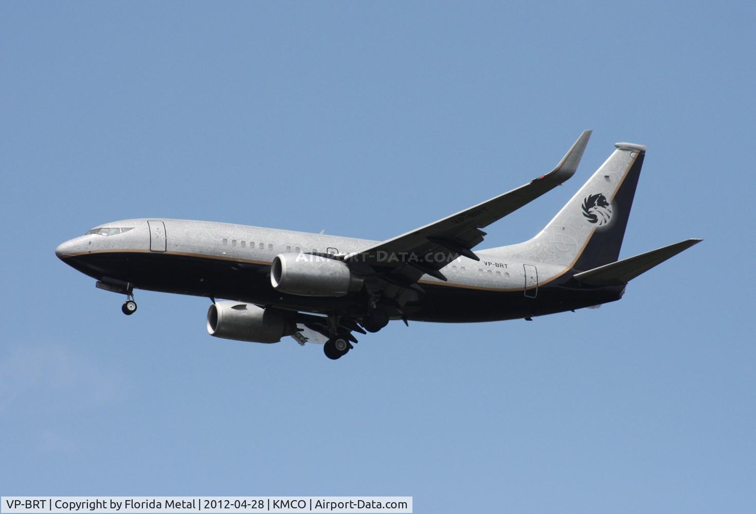 VP-BRT, 2001 Boeing 737-7BC C/N 32970, MCO spotting 2012