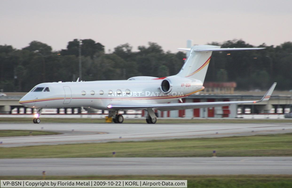 VP-BSN, 2001 Gulfstream Aerospace G-V C/N 648, NBAA ORL 2009