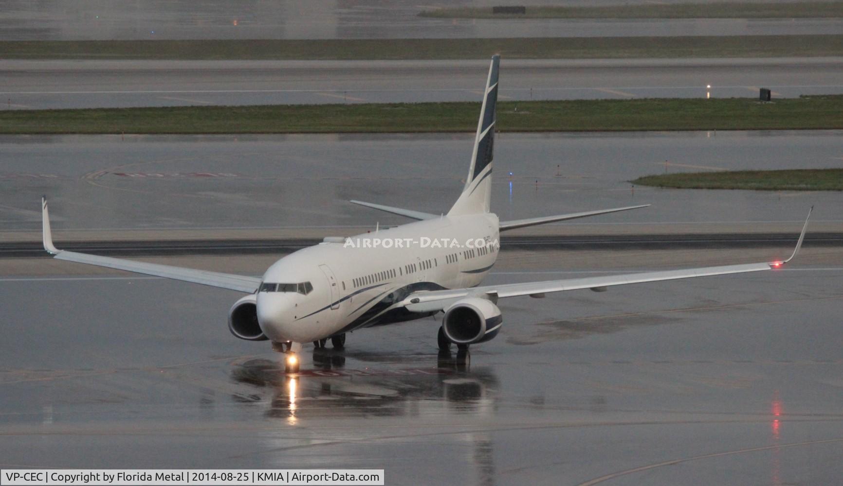 VP-CEC, 2008 Boeing 737-9HW(ER) C/N 37564, MIA spotting 2014