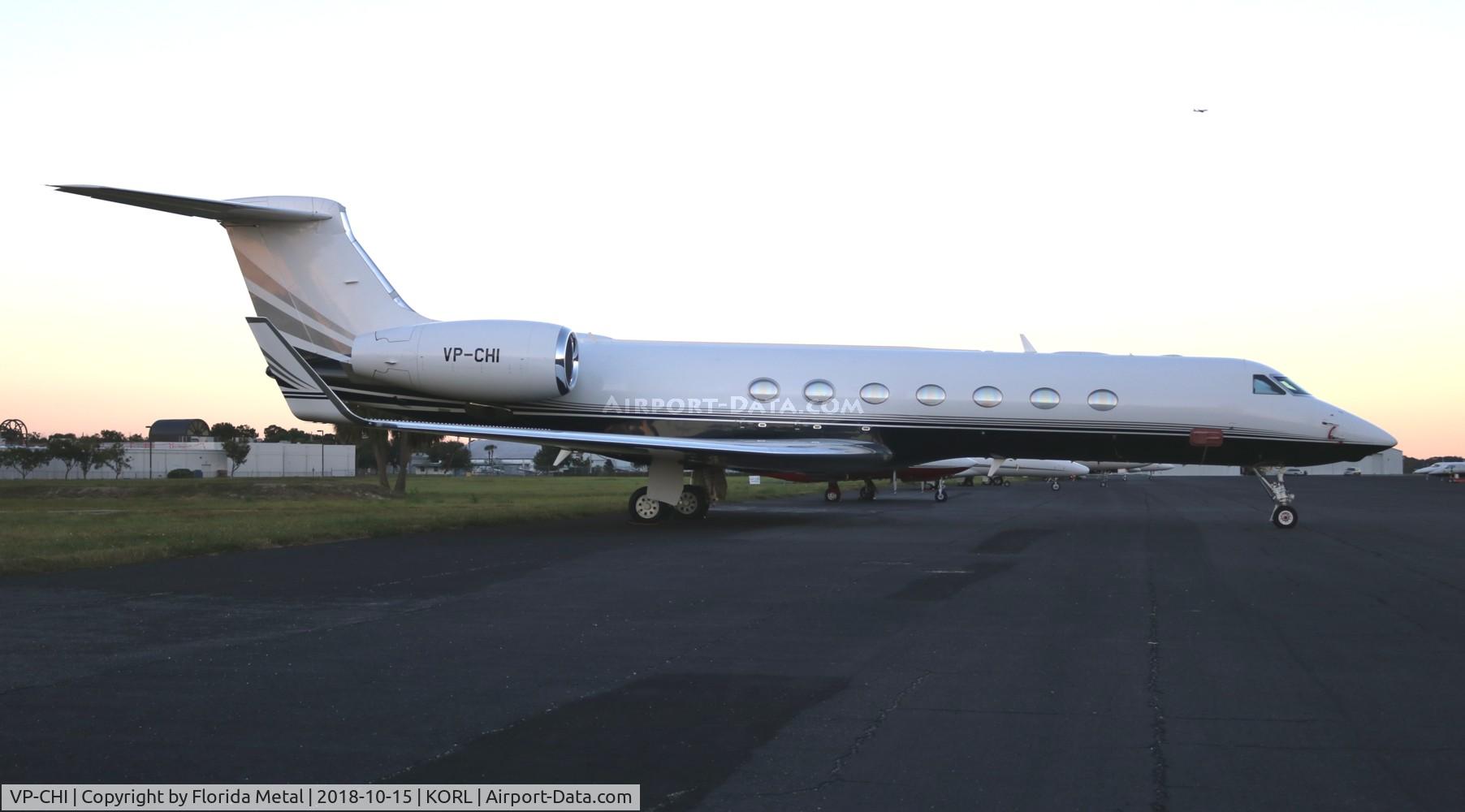 VP-CHI, 2013 Gulfstream Aerospace GV-SP (G550) C/N 5415, NBAA ORL 2018