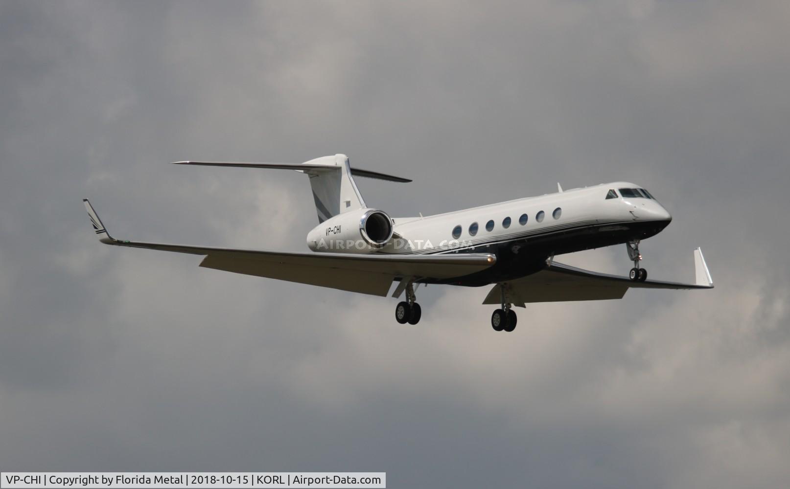 VP-CHI, 2013 Gulfstream Aerospace GV-SP (G550) C/N 5415, NBAA ORL 2018