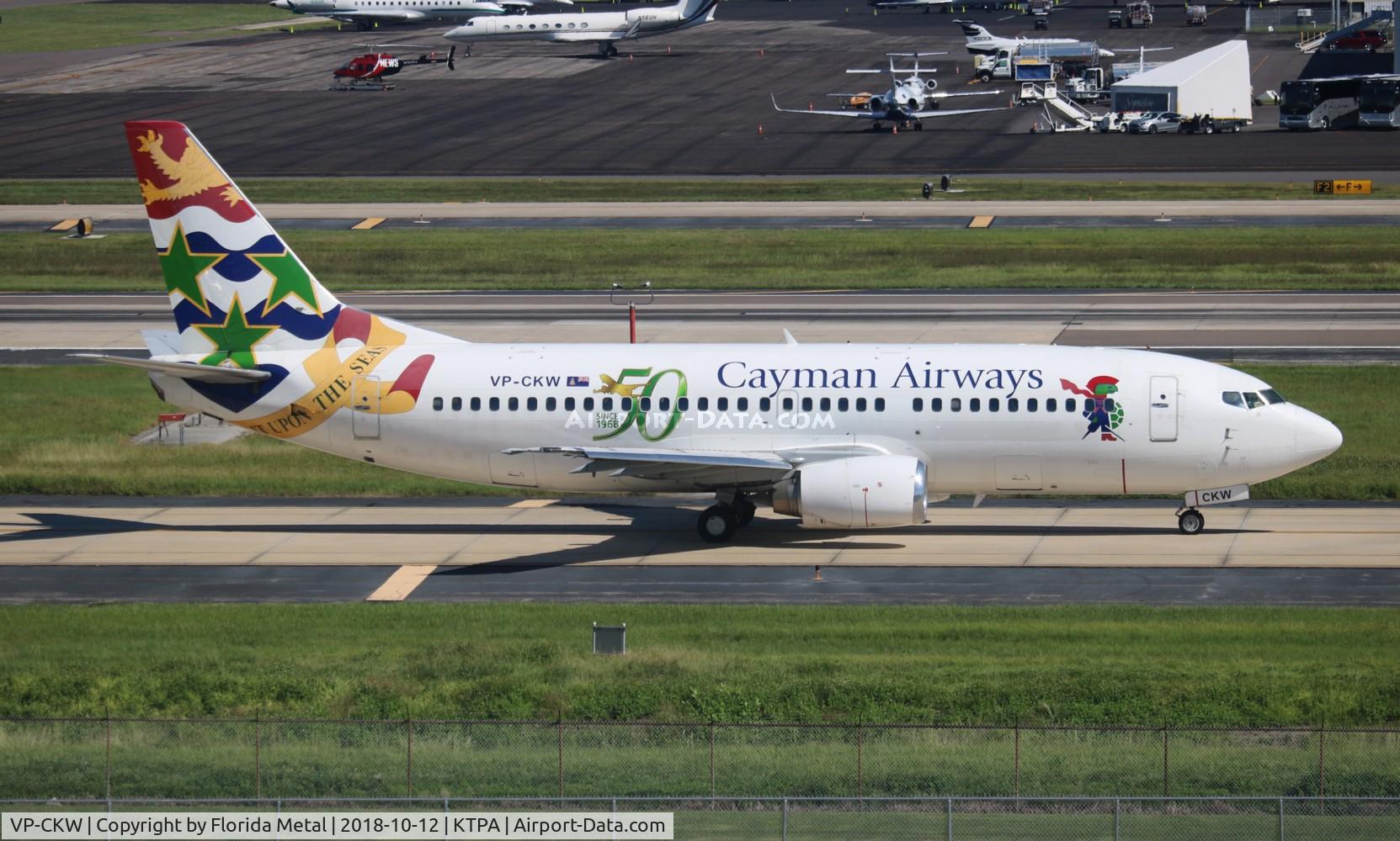 VP-CKW, 1996 Boeing 737-36E C/N 26322, TPA spotting 2018