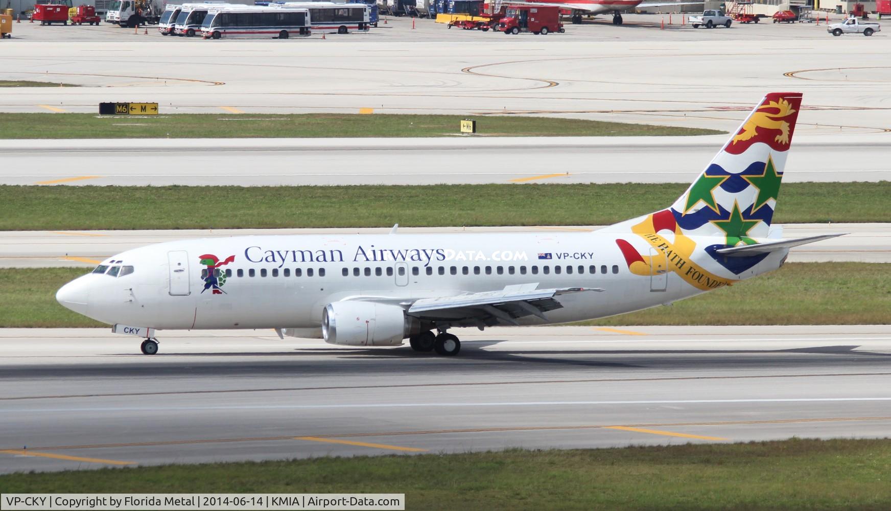 VP-CKY, 1992 Boeing 737-3Q8 C/N 26282, MIA spotting 2014
