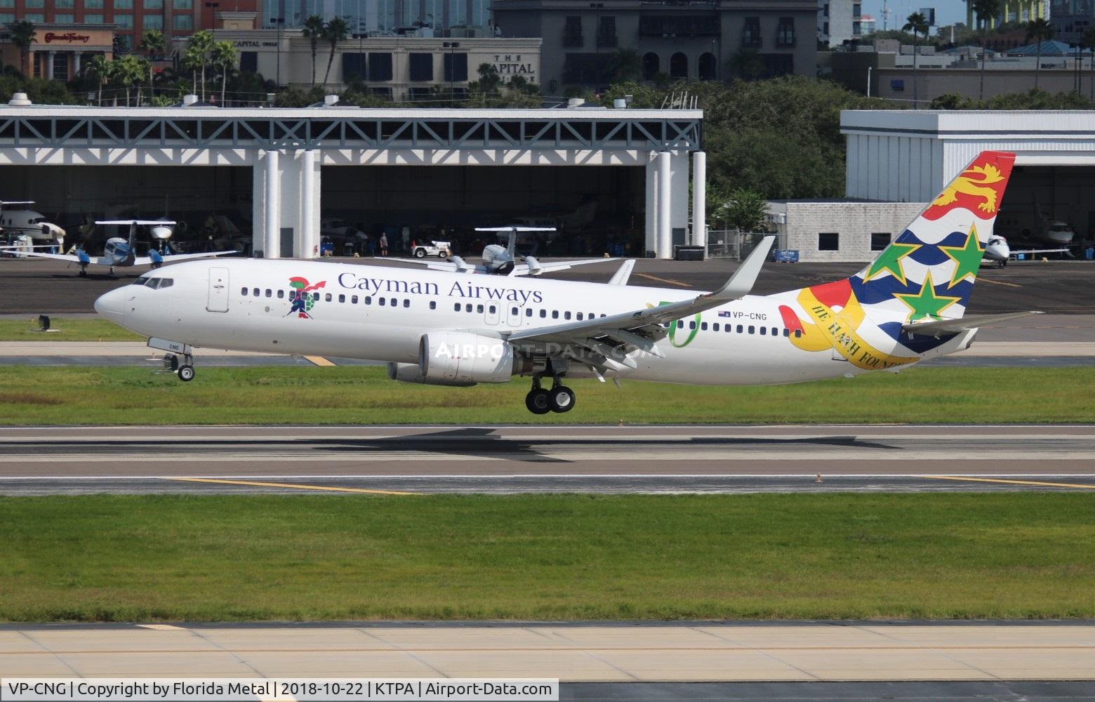 VP-CNG, 2003 Boeing 737-86Q C/N 30289, TPA spotting 2018