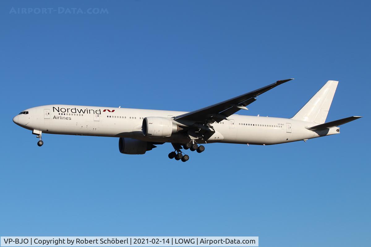 VP-BJO, 2005 Boeing 777-35E/ER C/N 32640, VP-BJO @ LOWG 2021