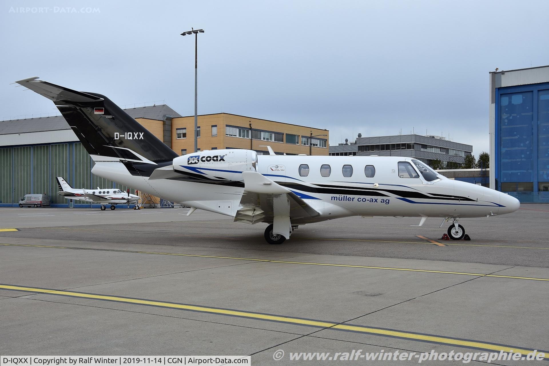 D-IQXX, 2014 Cessna 525 Citation M2 C/N 525-0854, Cessna 525 Citation M2 - Müller co-ax AG - 525-0854 - D-IQXX - 14.11.2019 - CGN