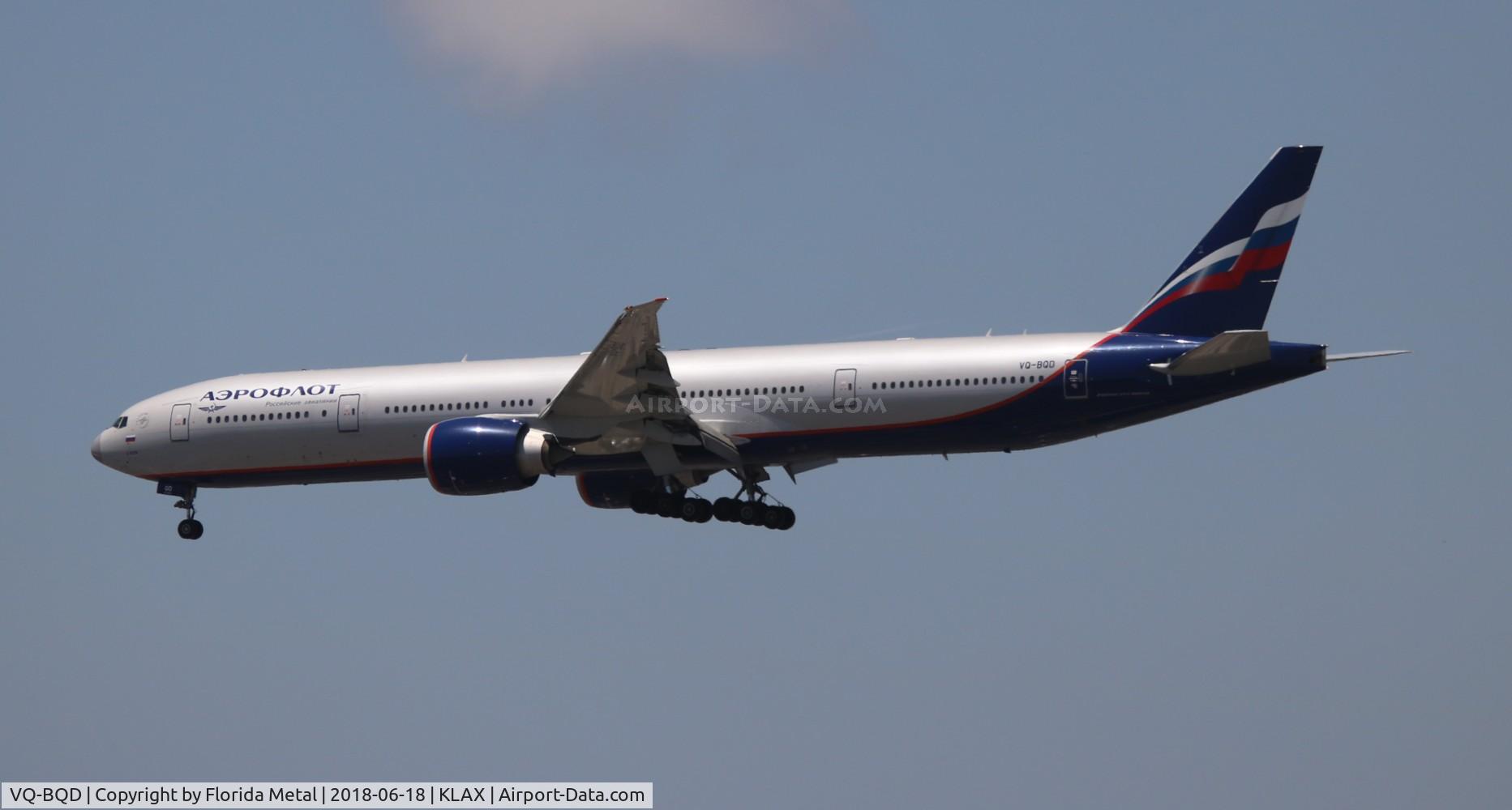 VQ-BQD, 2014 Boeing 777-3M0/ER C/N 41682, LAX Spotting 2018