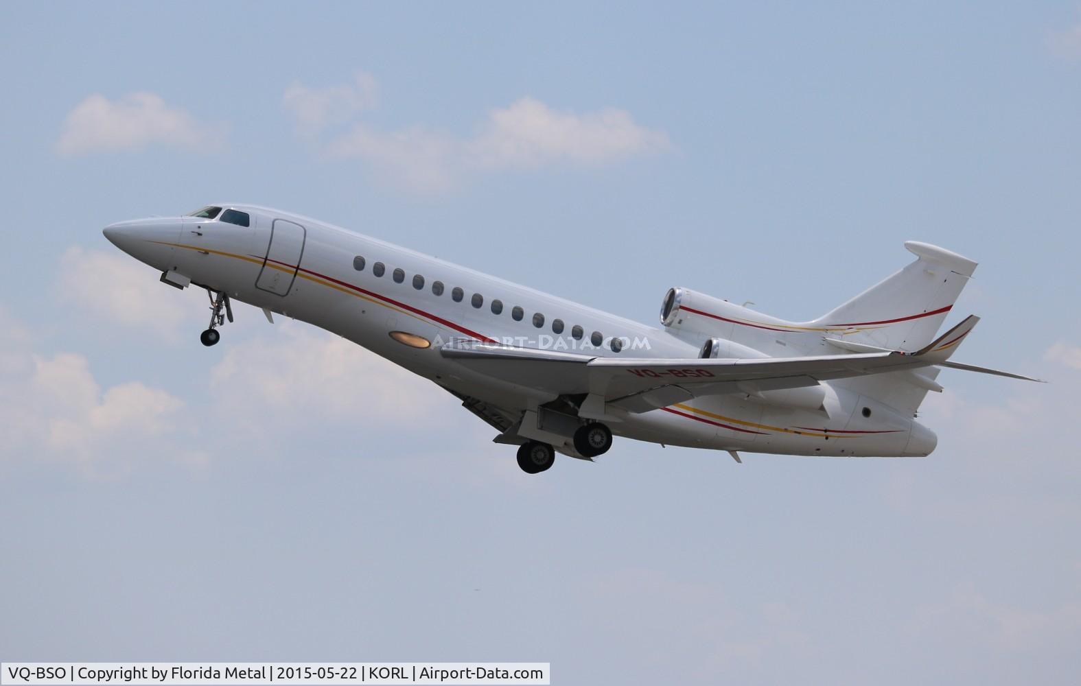 VQ-BSO, 2009 Dassault Falcon 7X C/N 064, ORL spotting 2015