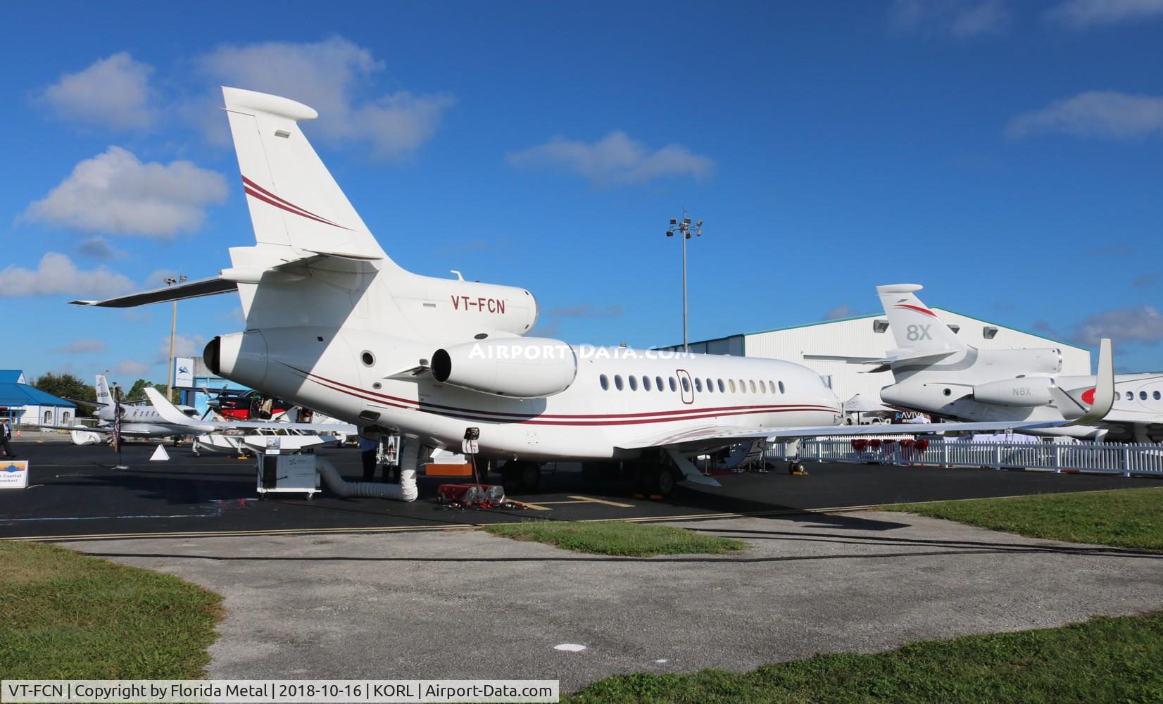 VT-FCN, Dassault Falcon 8X C/N 410, NBAA ORL 2018