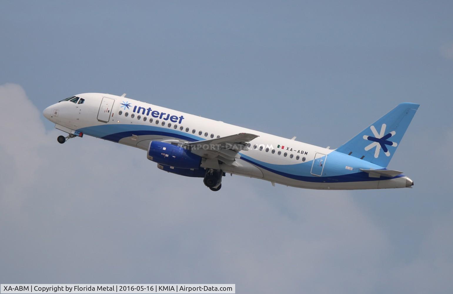 XA-ABM, 2013 Sukhoi Superjet 100-95B C/N 95036, MIA spotting 2016