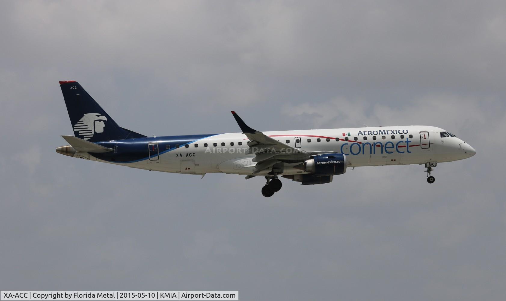 XA-ACC, 2011 Embraer 190AR (ERJ-190-100IGW) C/N 19000499, MIA spotting 2015
